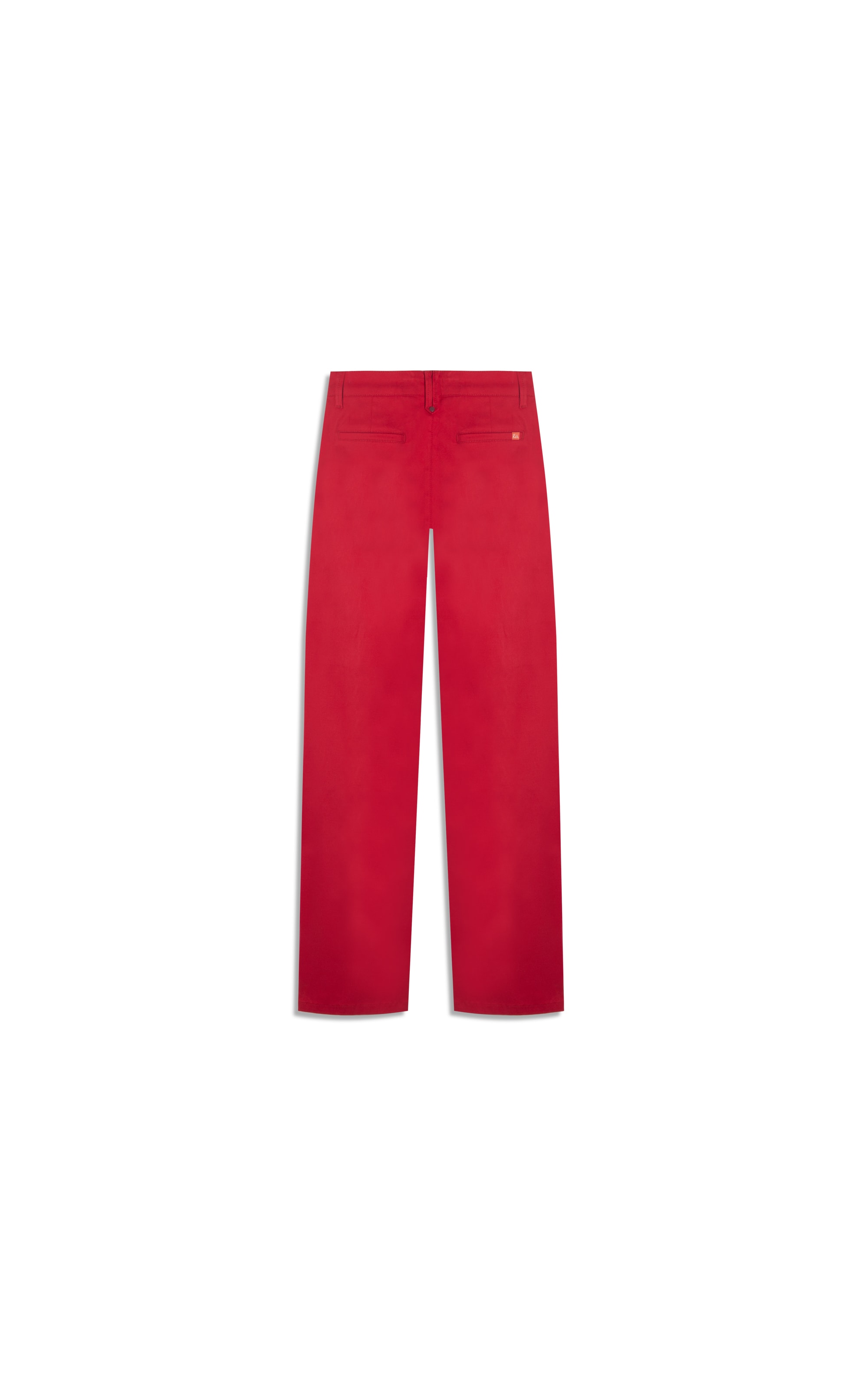 Calça Color Twill Power Reta Piece Dye Vermelho