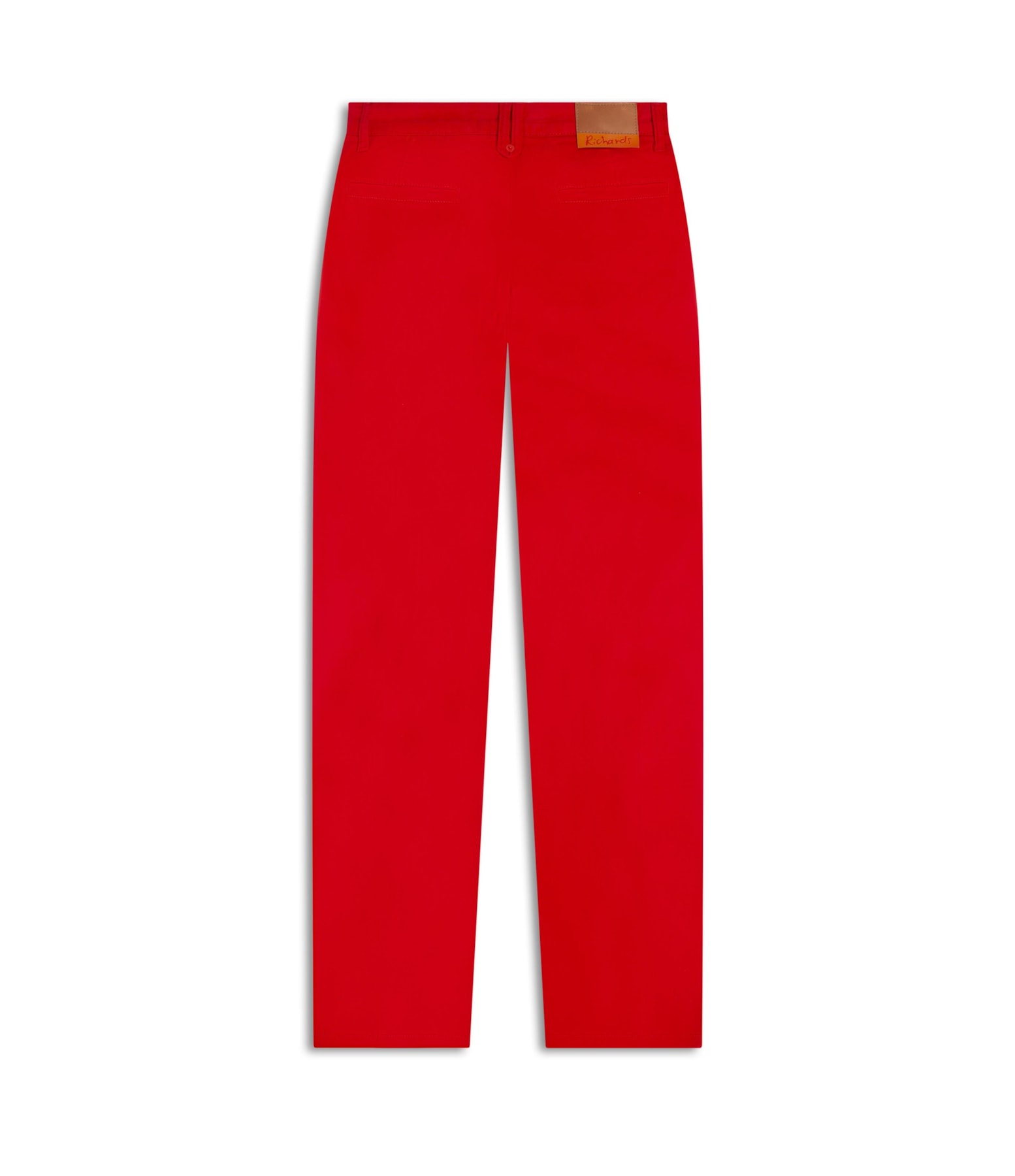 Calça Color Twill Power Reta Piece Dye Vermelho Mescla