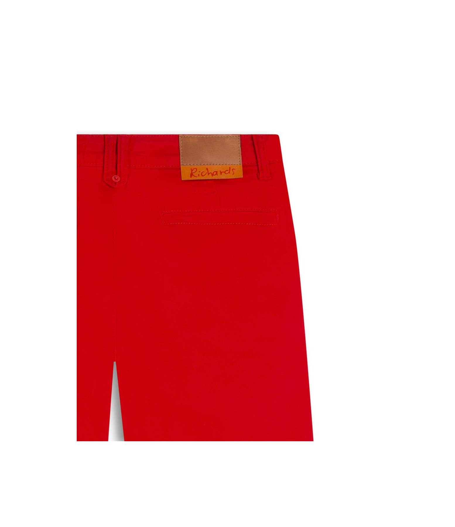 Calça Color Twill Power Reta Piece Dye Vermelho Mescla