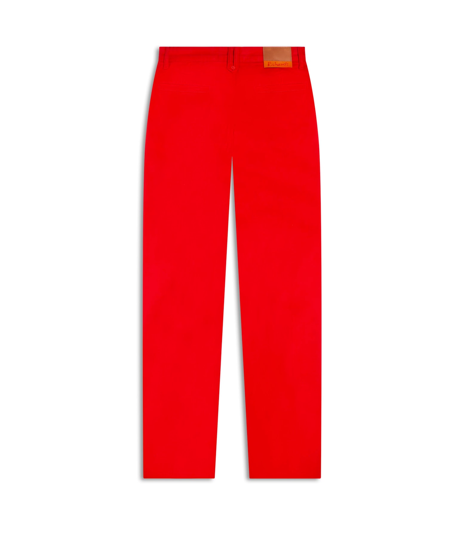 Calça Color Twill Power Reta Piece Dye Vermelho Mescla