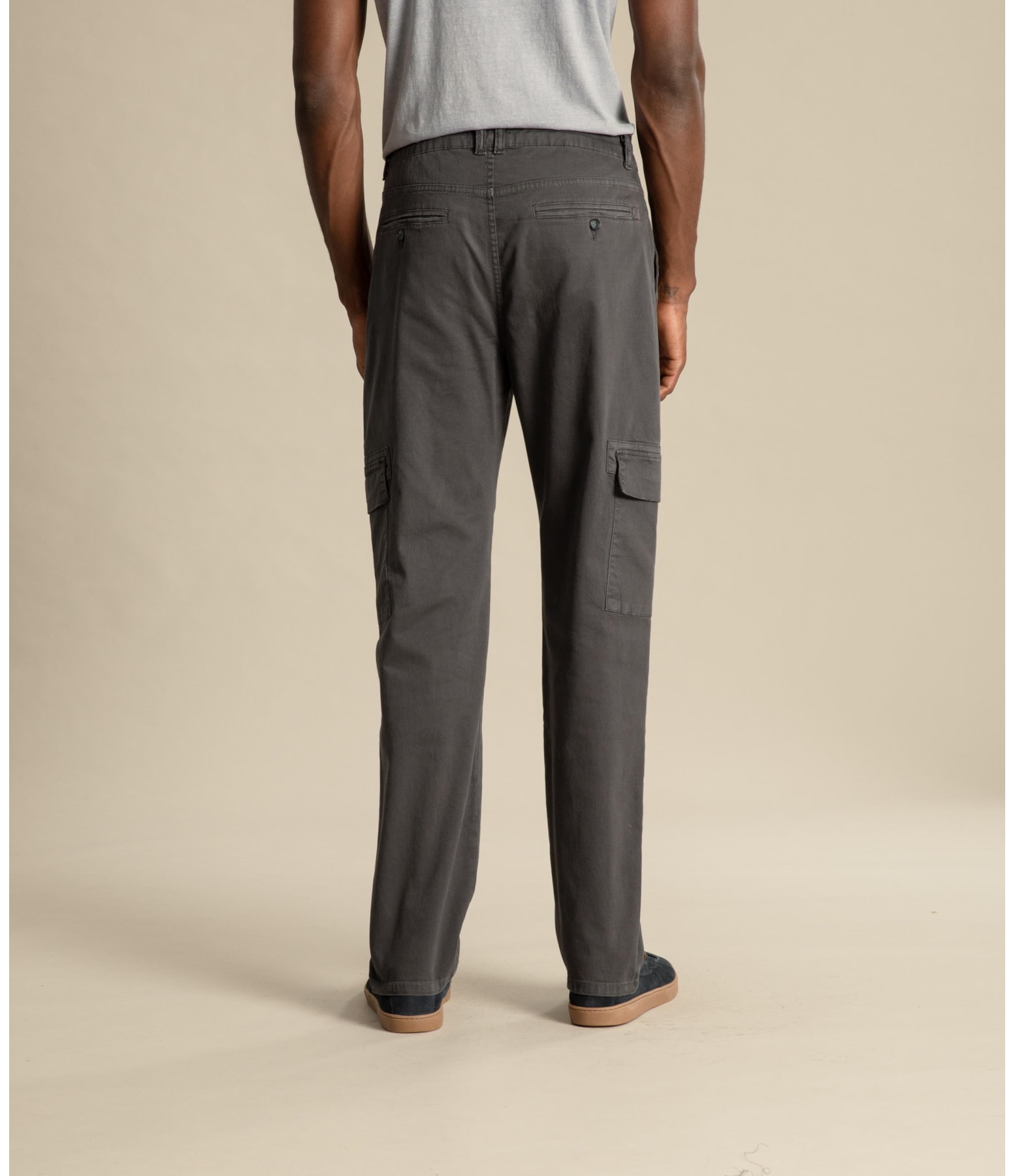 Calça Color Twill Tradicional Tokyo Grafite