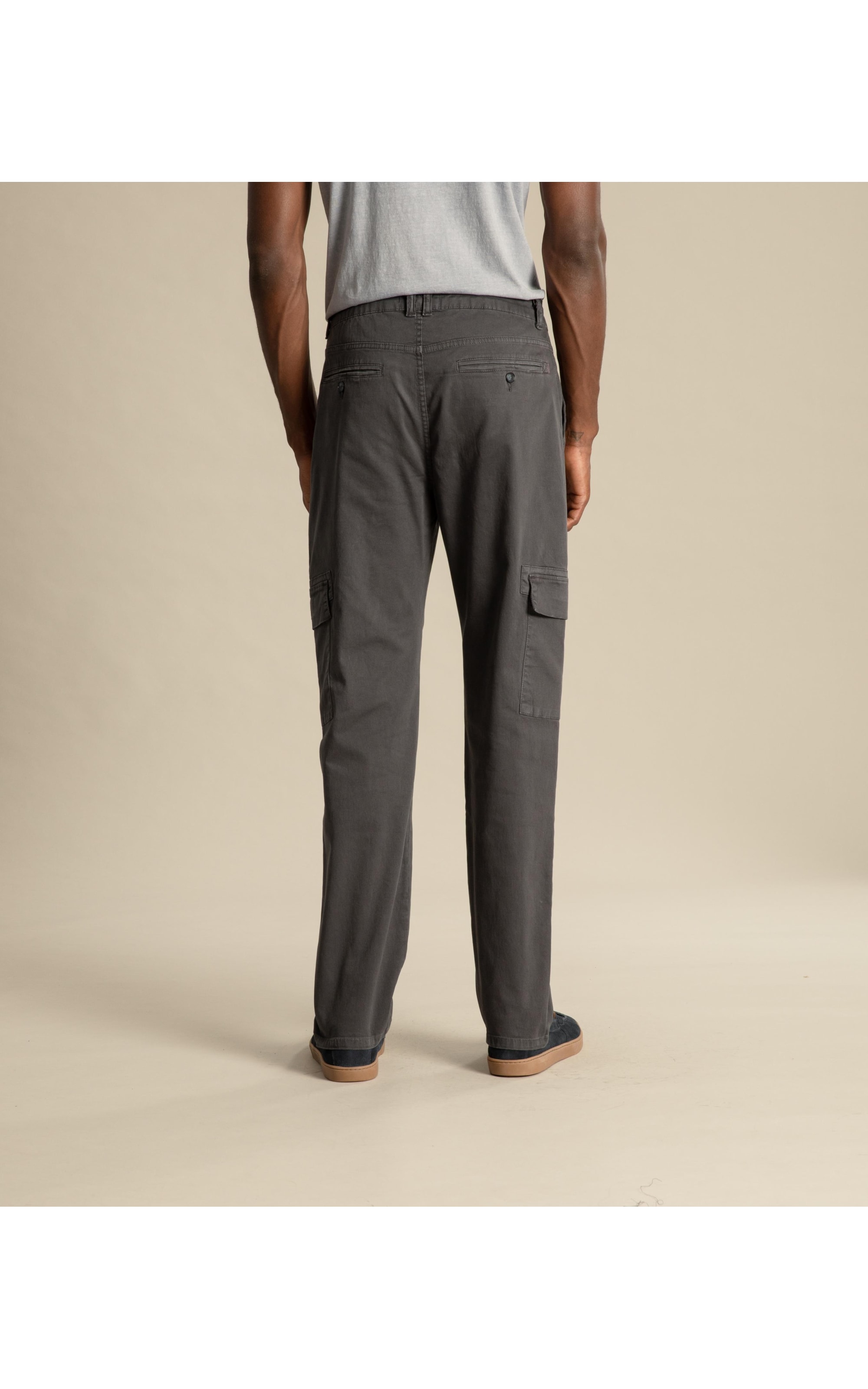 Calça Color Twill Tradicional Tokyo Grafite