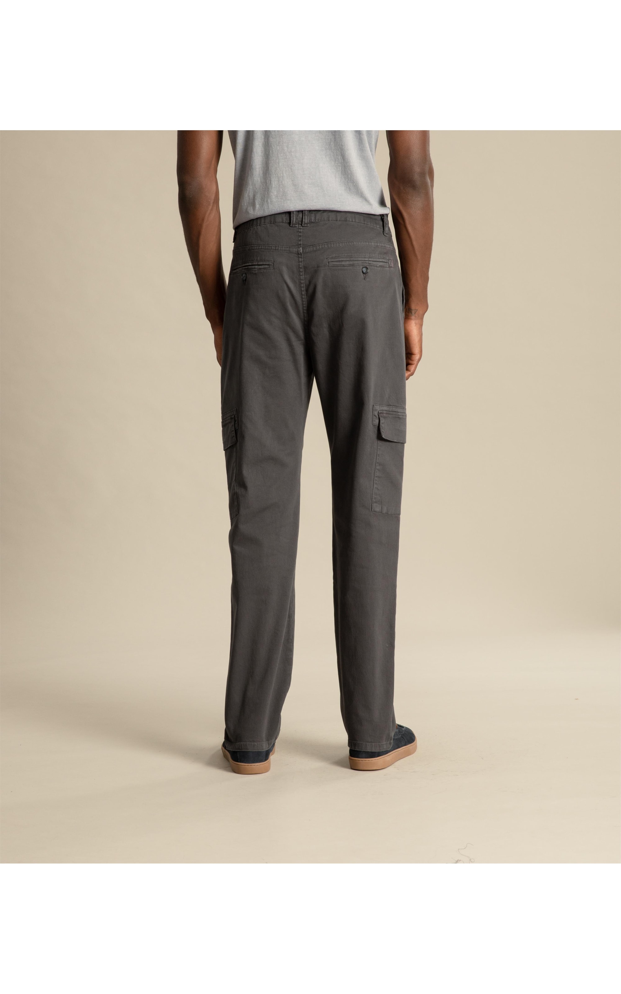 Calça Color Twill Tradicional Tokyo Grafite