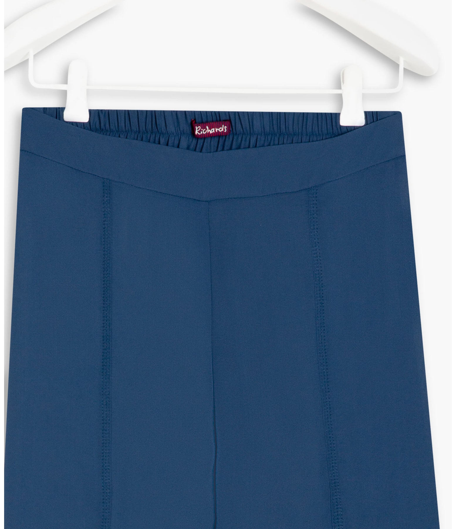 Calça Creta Lisa Azul Seco
