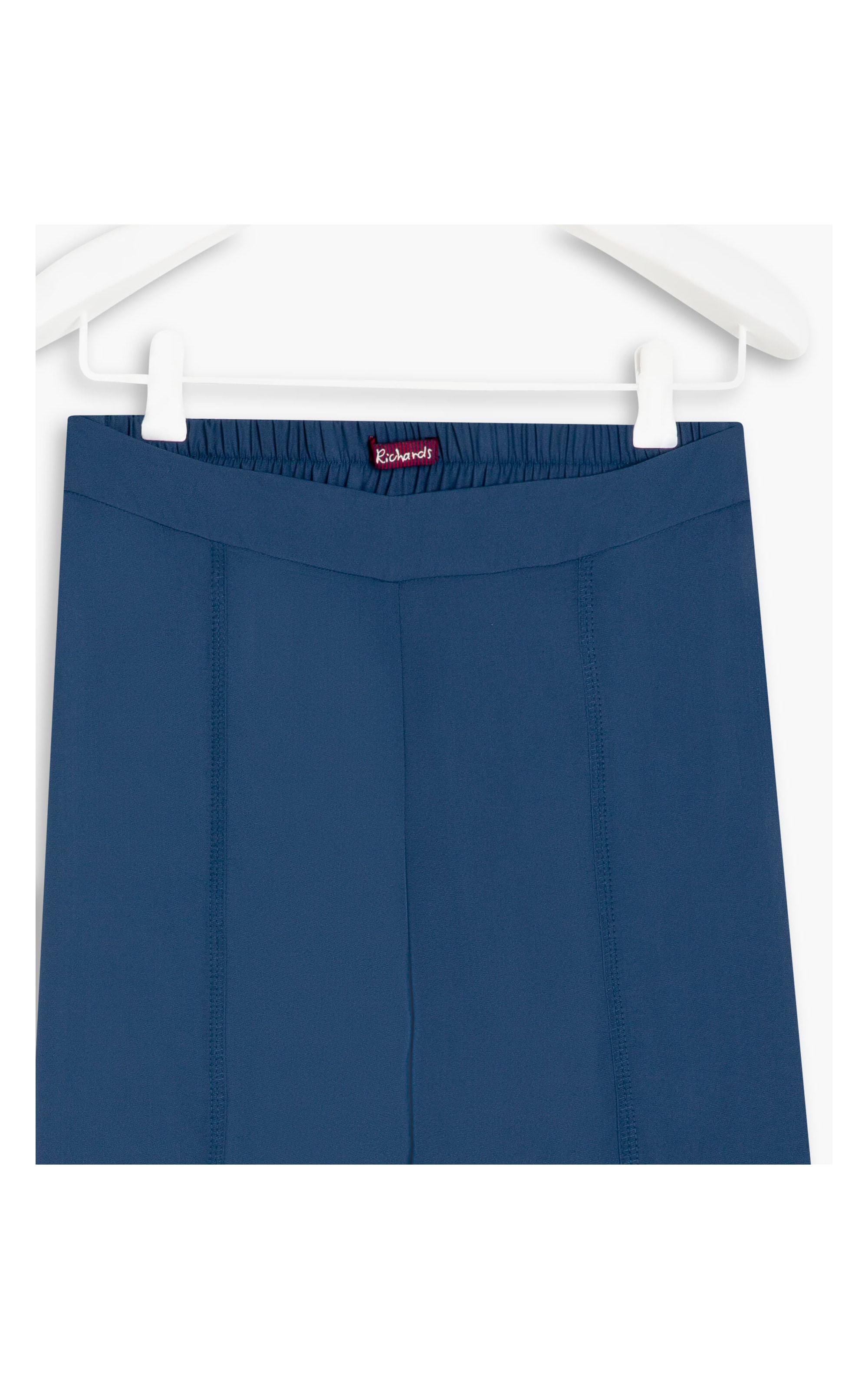 Calça Creta Lisa Azul Seco