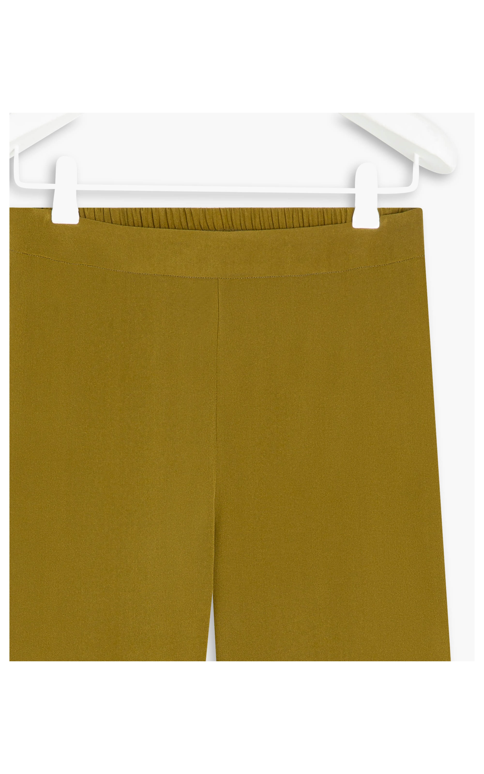  Calça Creta Seda Lisa Gd Musgo
