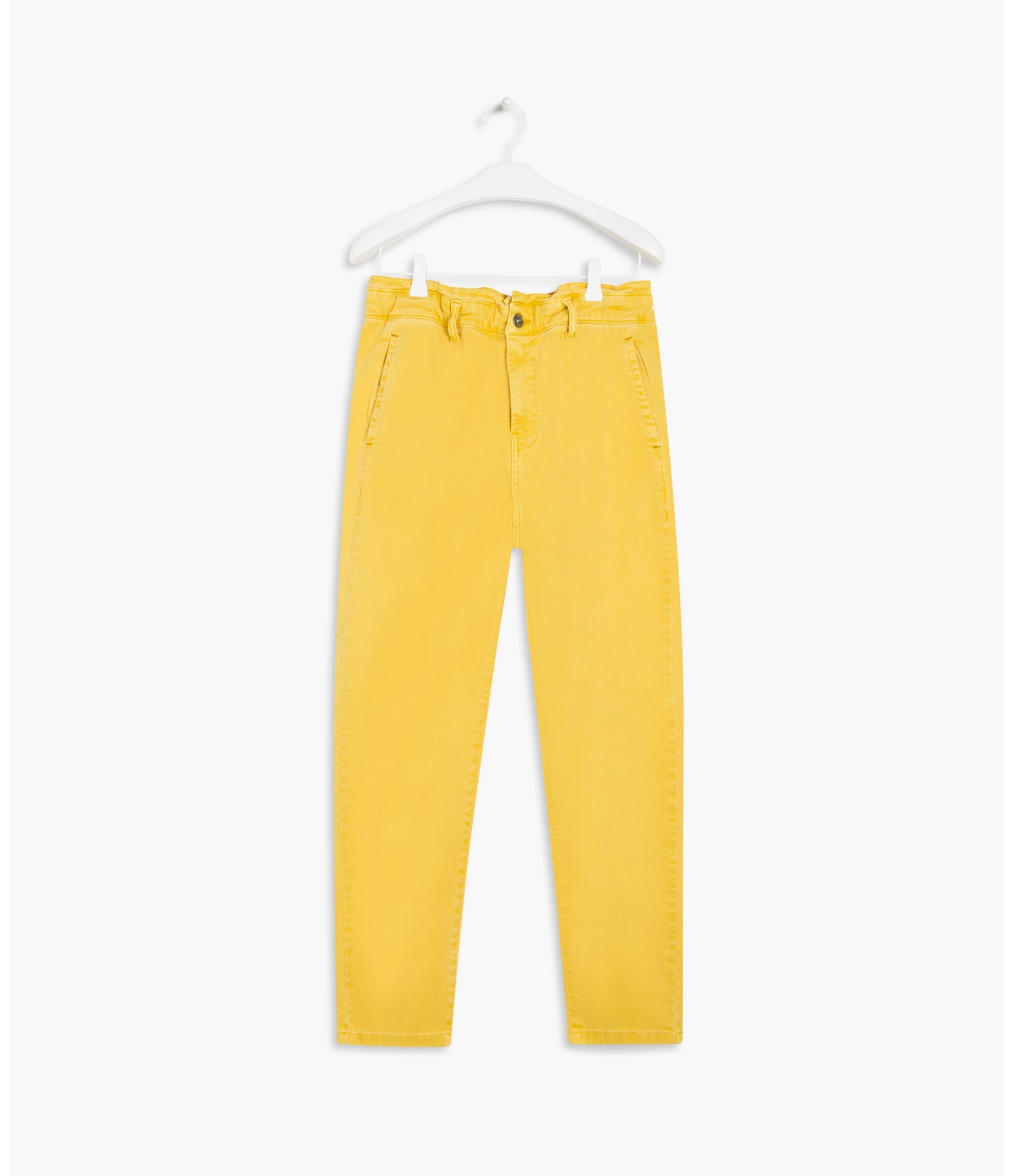 Calça Daisy Denim Color Stretch Baggy Mostarda