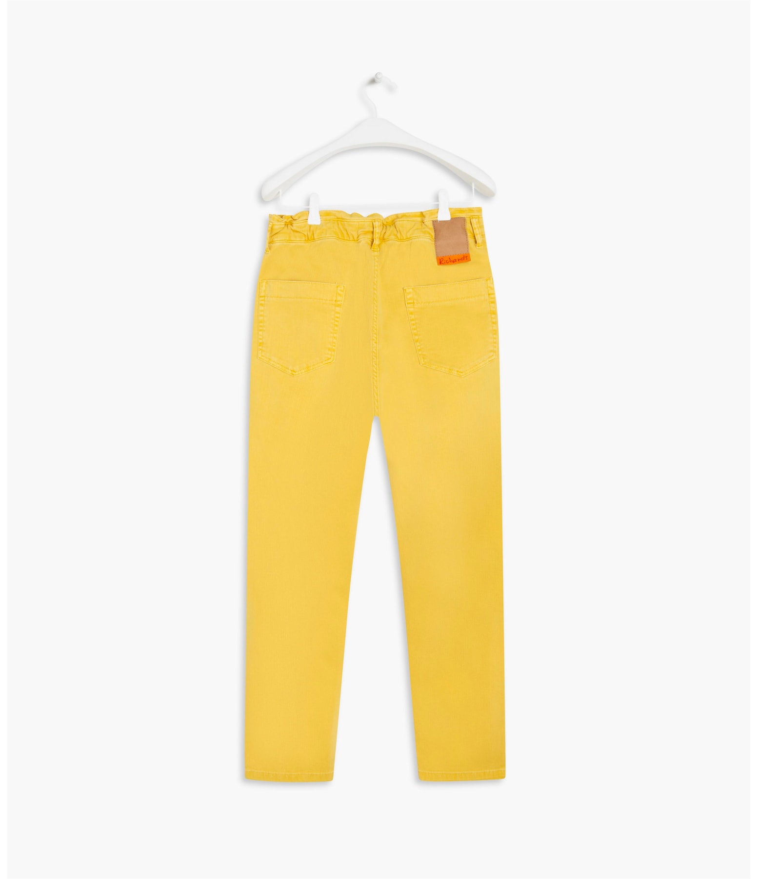 Calça Daisy Denim Color Stretch Baggy Mostarda