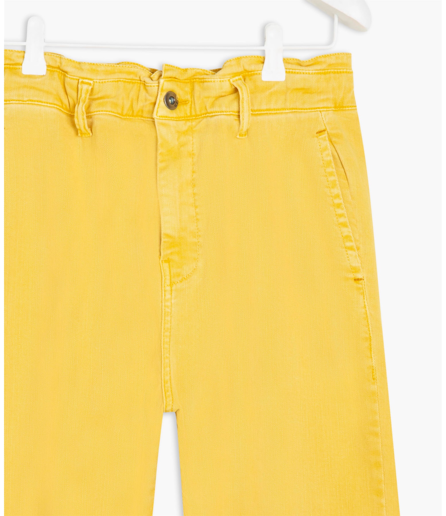 Calça Daisy Denim Color Stretch Baggy Mostarda