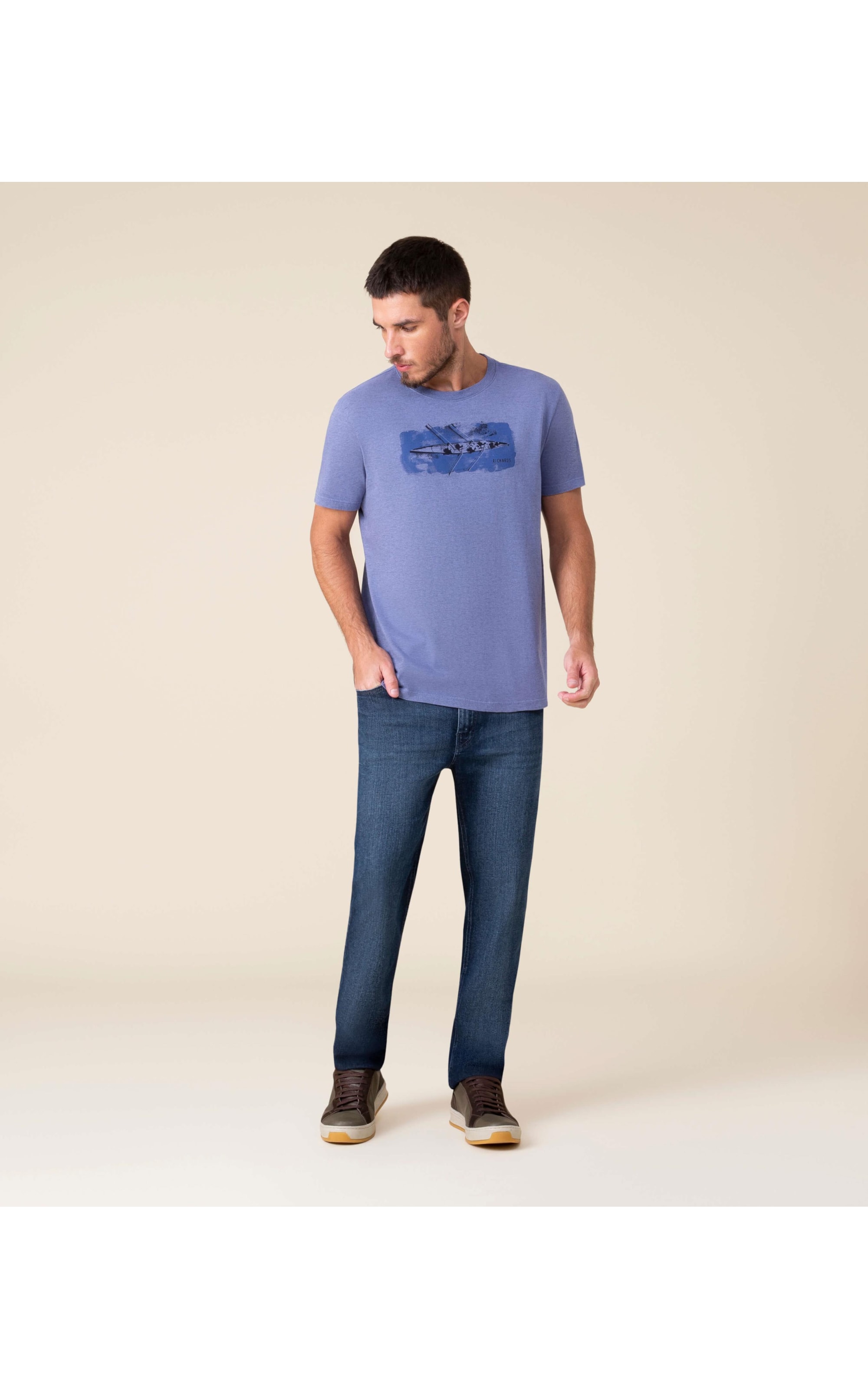 Calça Dark Indigo Tradicional Jack Rchl97-Lav.Escuro C/Used