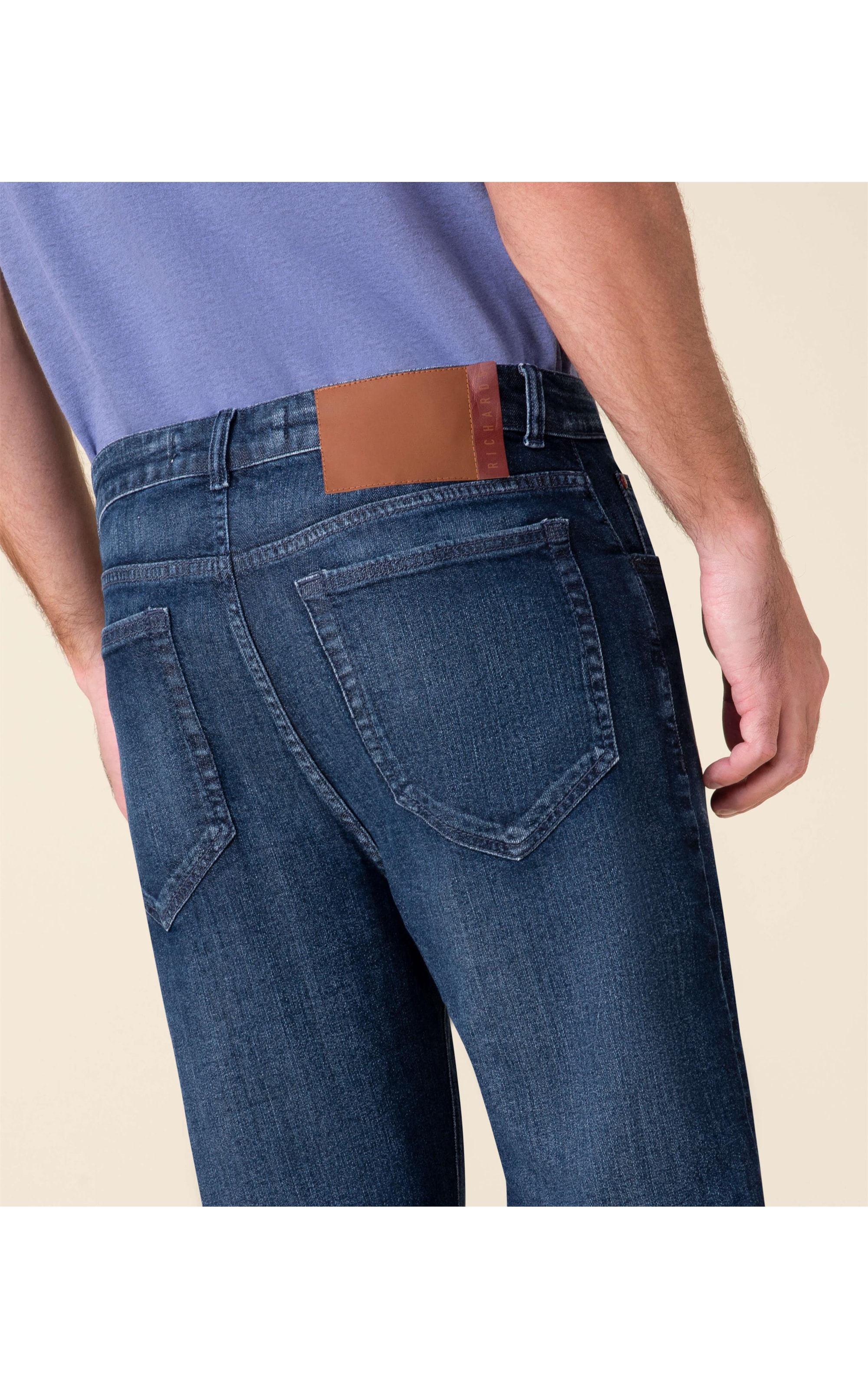 Calça Dark Indigo Tradicional Jack Rchl97-Lav.Escuro C/Used