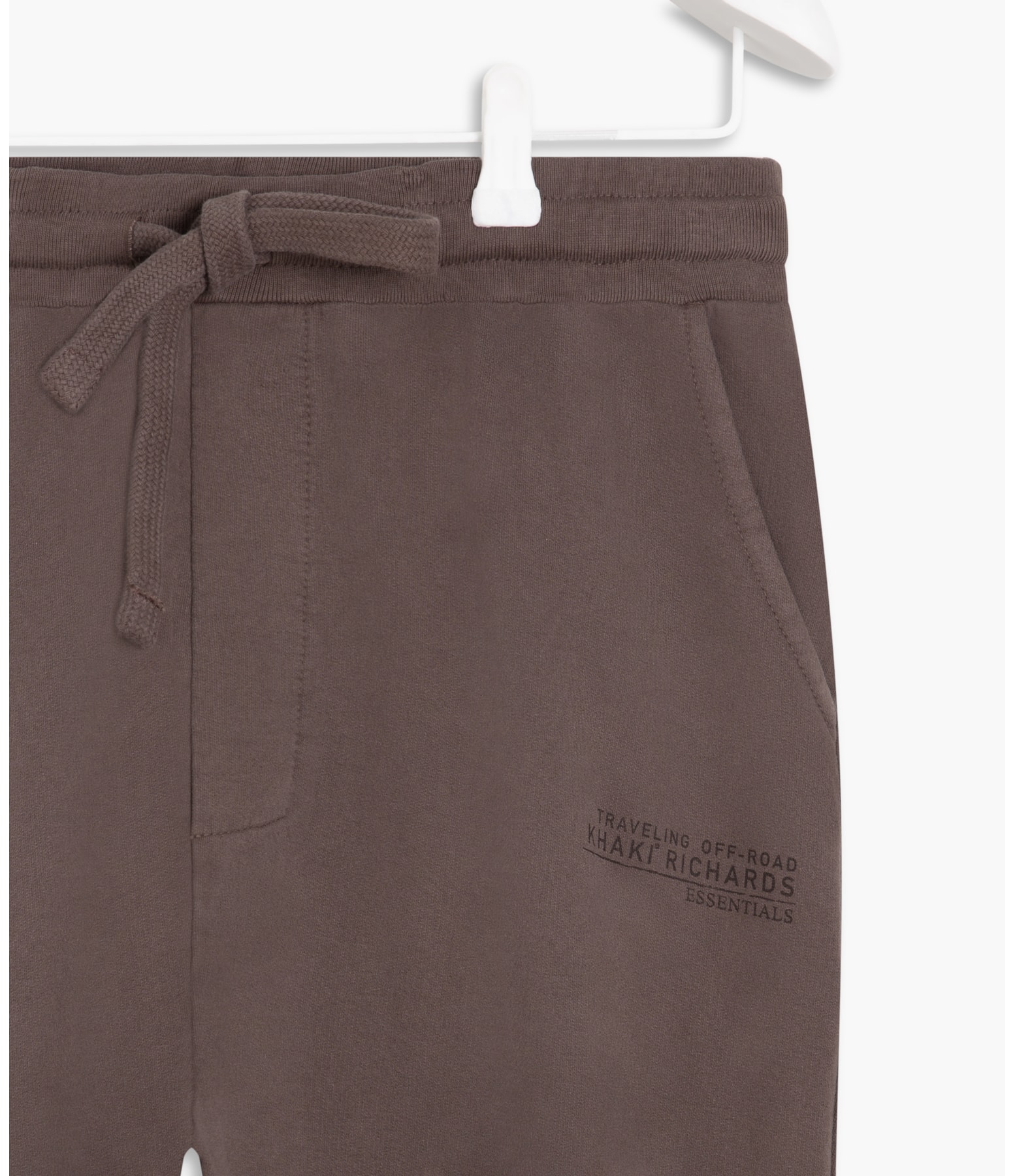 Calça de Moletom Khaki Essentials Tabaco