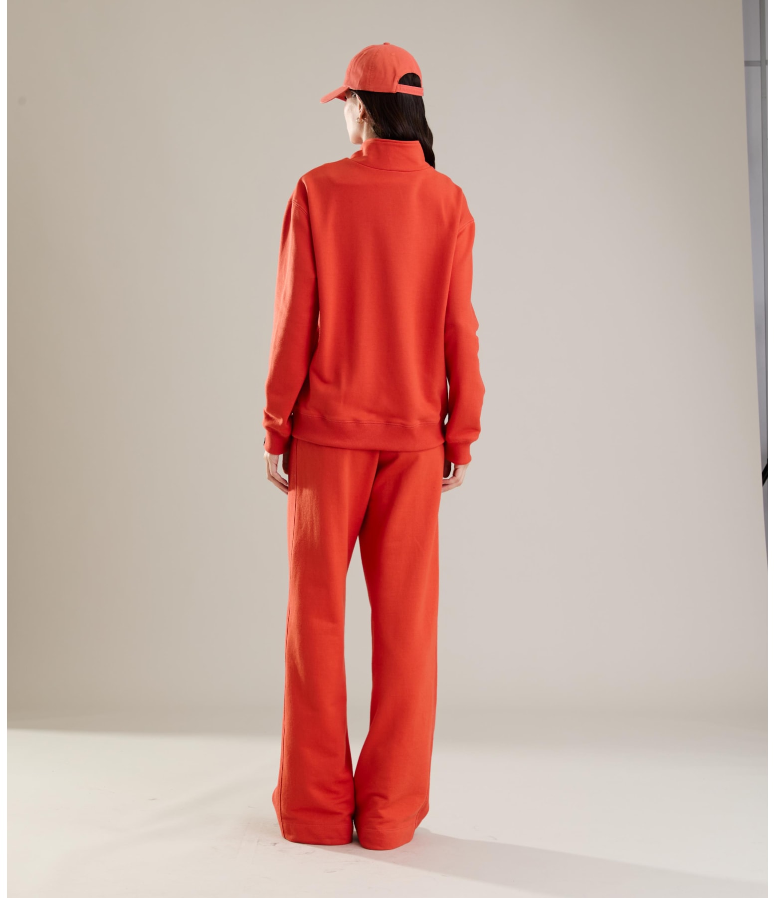 Calça de Moletom Margot Recorte Lateral Abobora