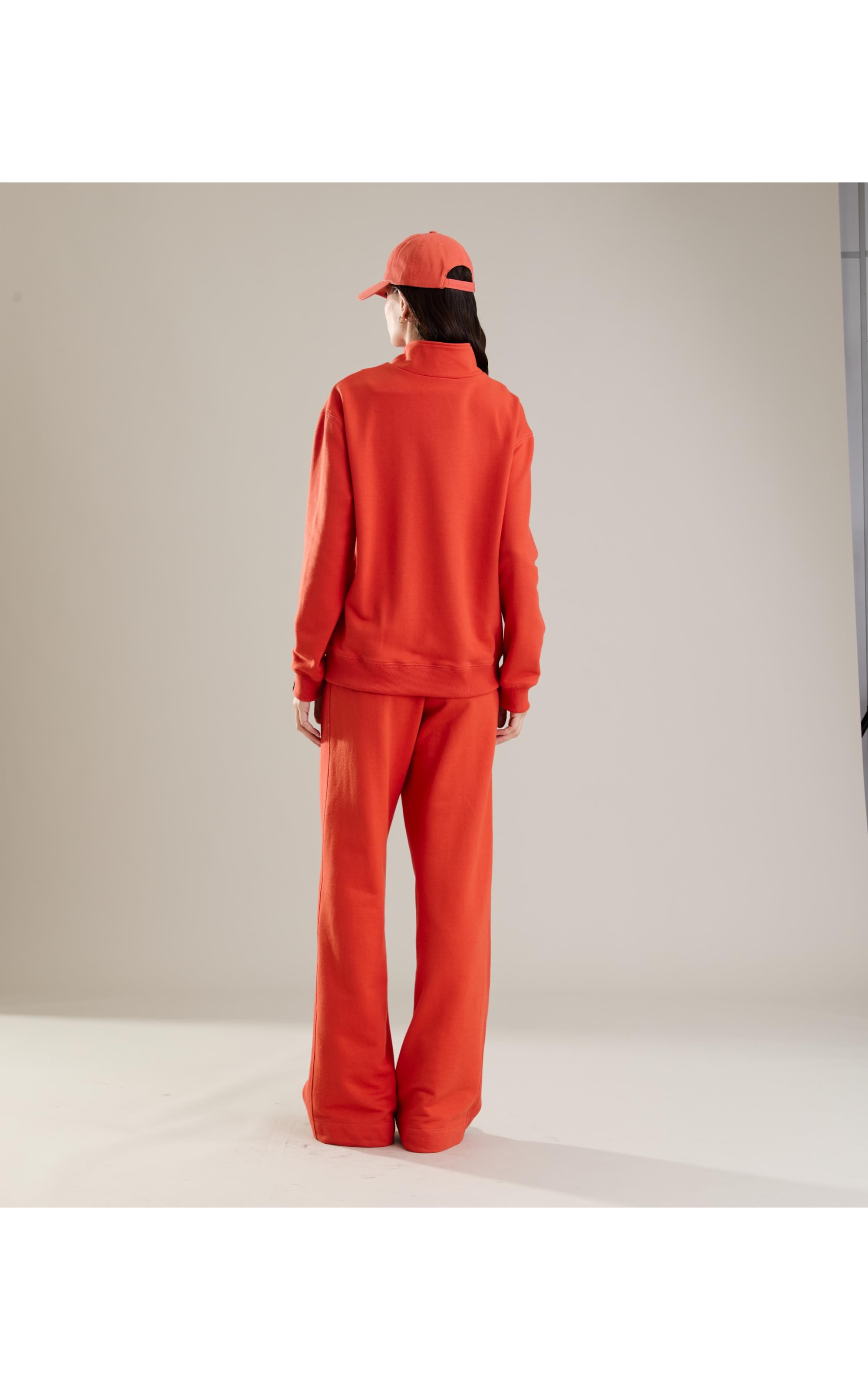 Calça de Moletom Margot Recorte Lateral Abobora