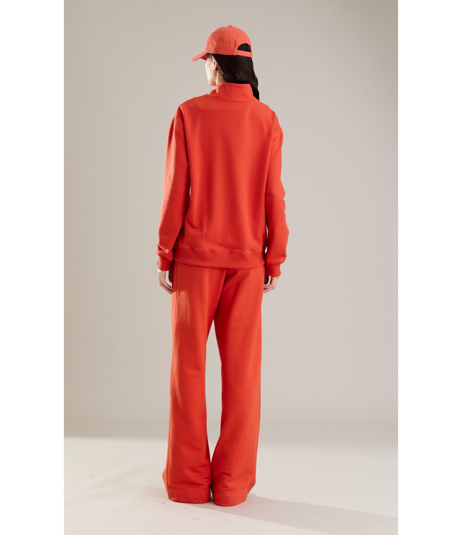 Calça de Moletom Margot Recorte Lateral Abobora