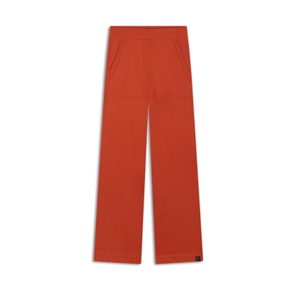 Calça de Moletom Margot Recorte Lateral Abobora