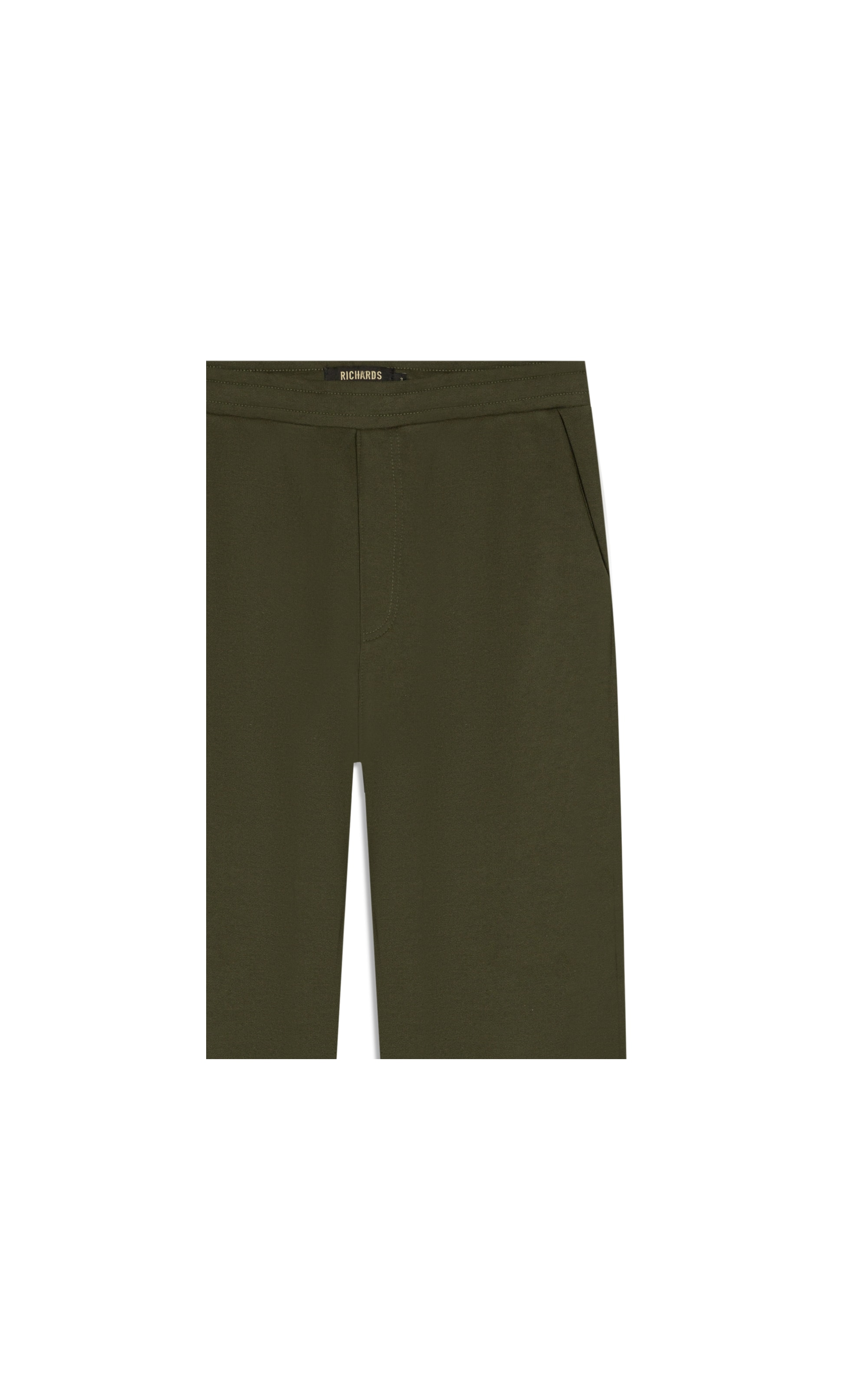 Calca de Moletom Sem Felpa Matteo Verde Militar