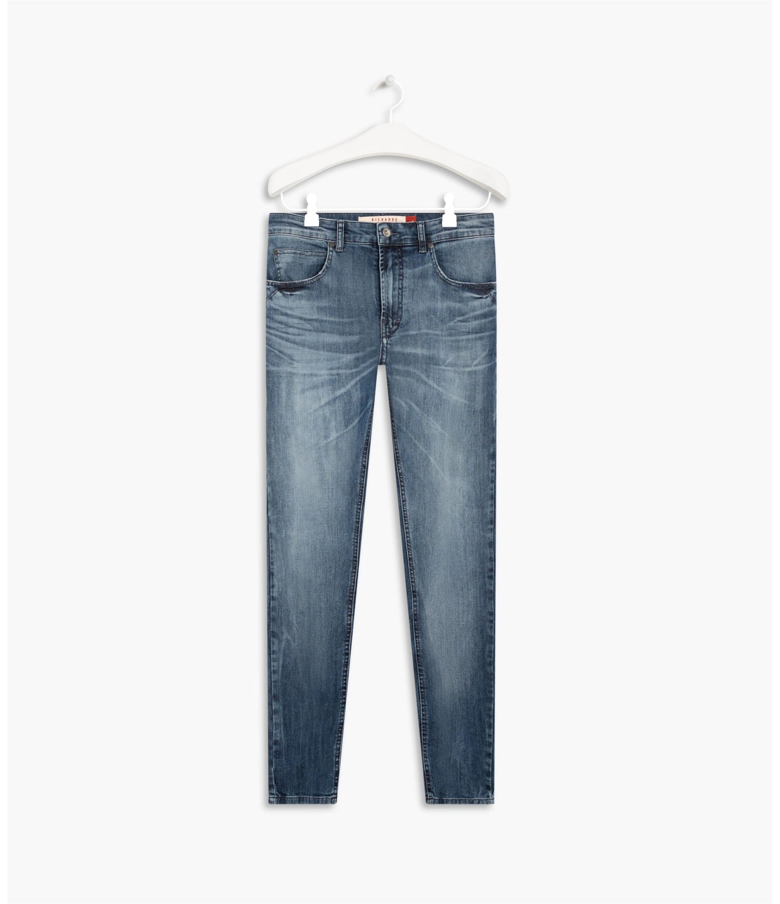 Calça Deep Blue Skinny Mat                                         