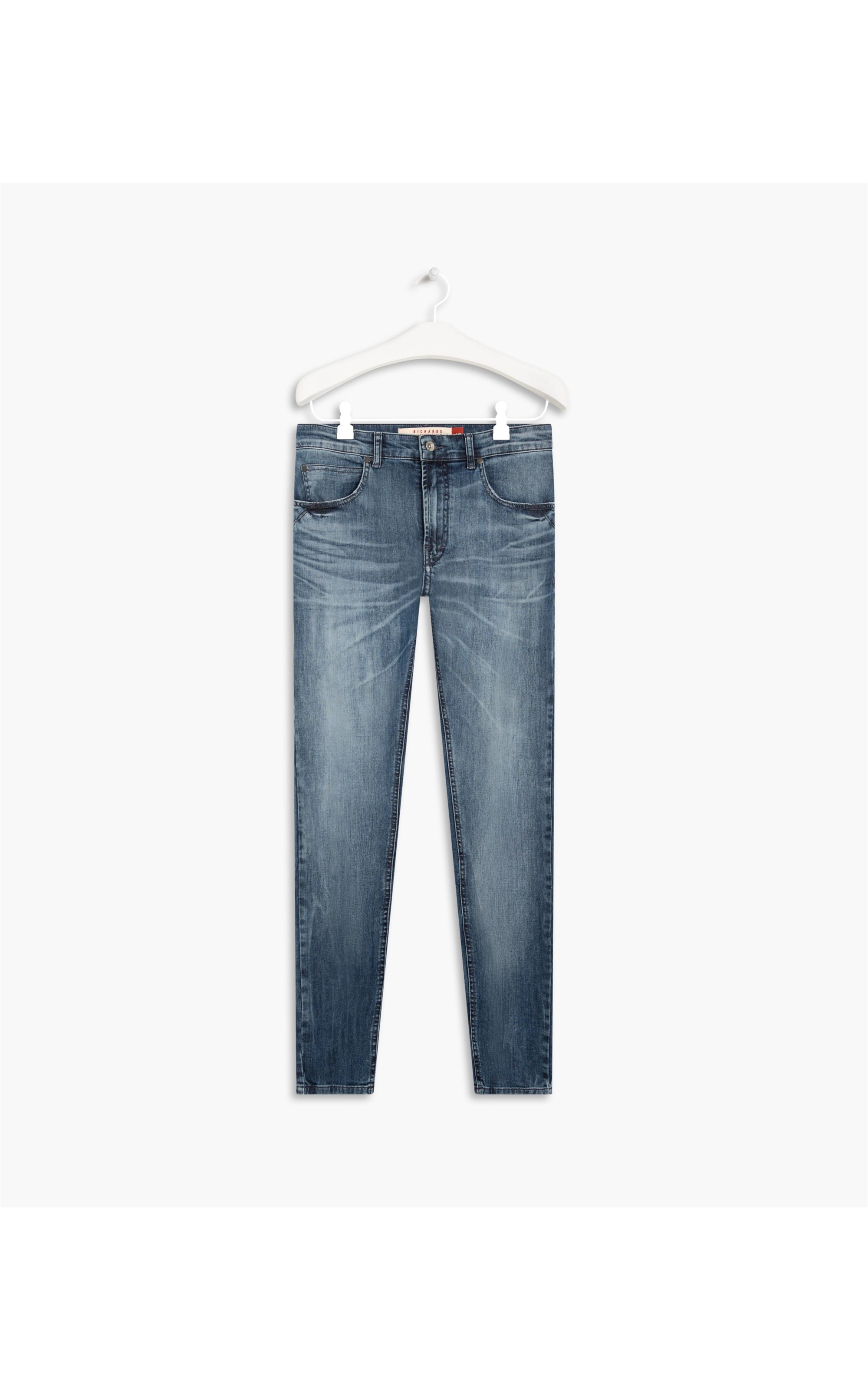 Calça Deep Blue Skinny Mat                                         