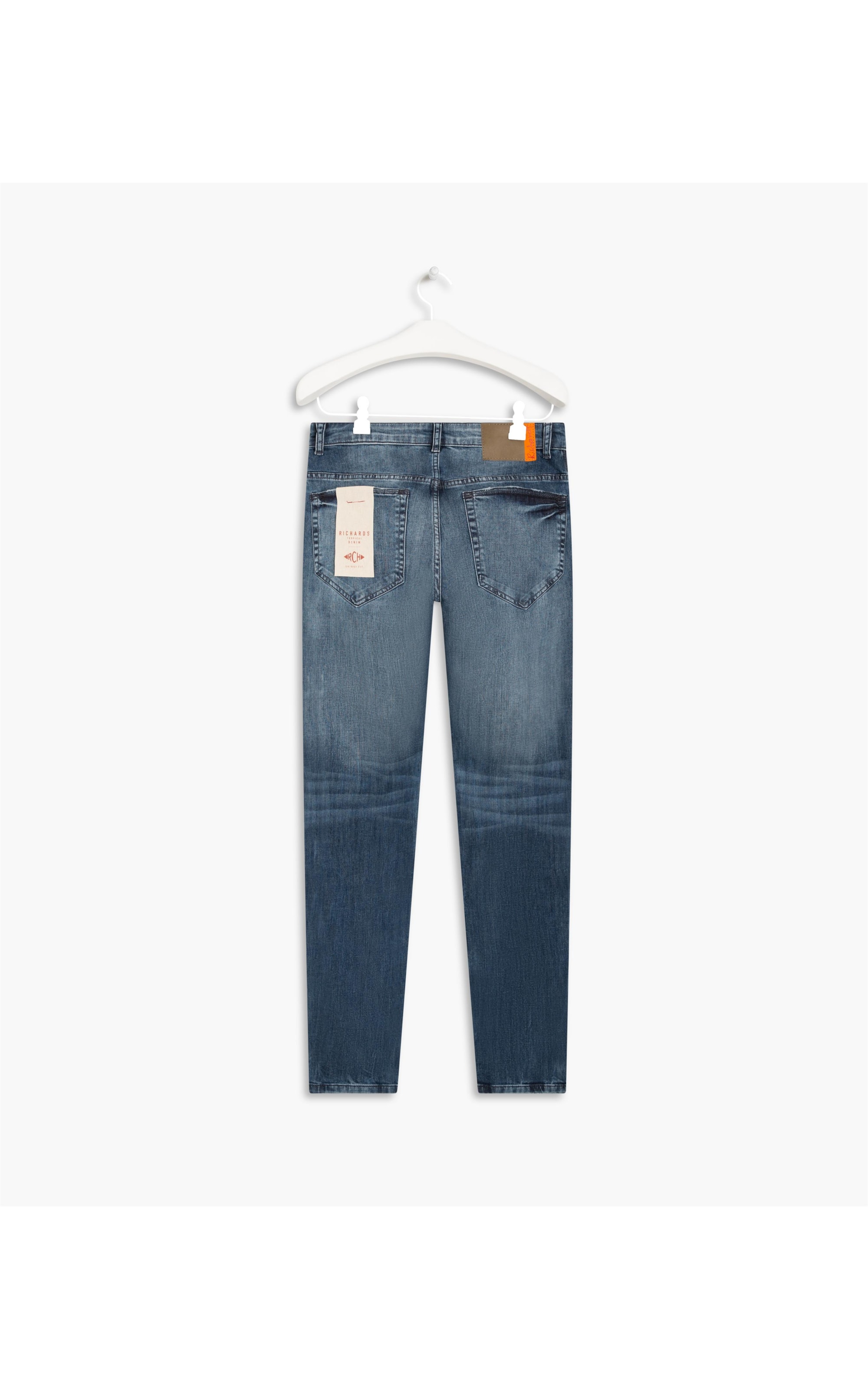Calça Deep Blue Skinny Mat                                         