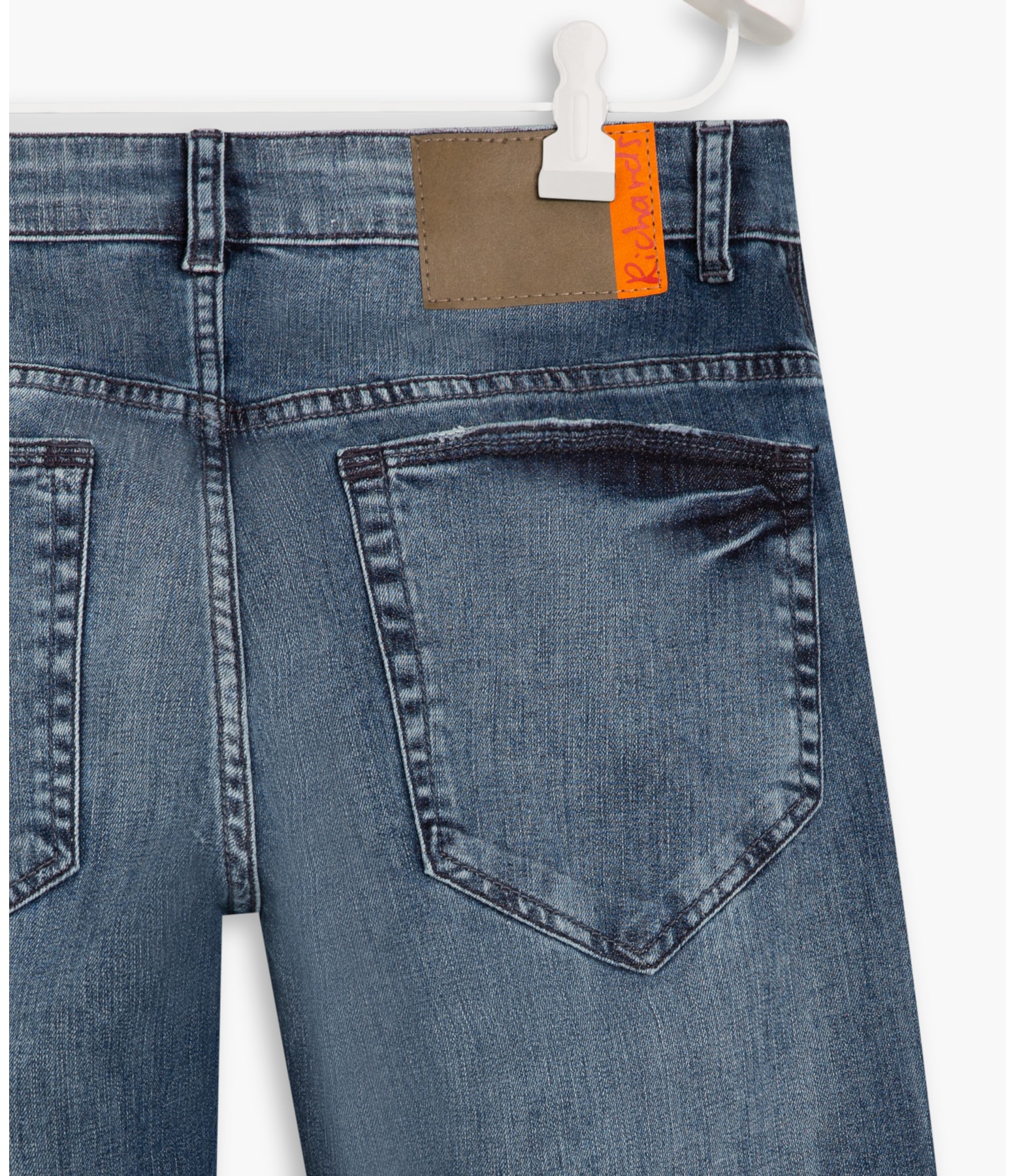 Calça Deep Blue Skinny Mat                                         