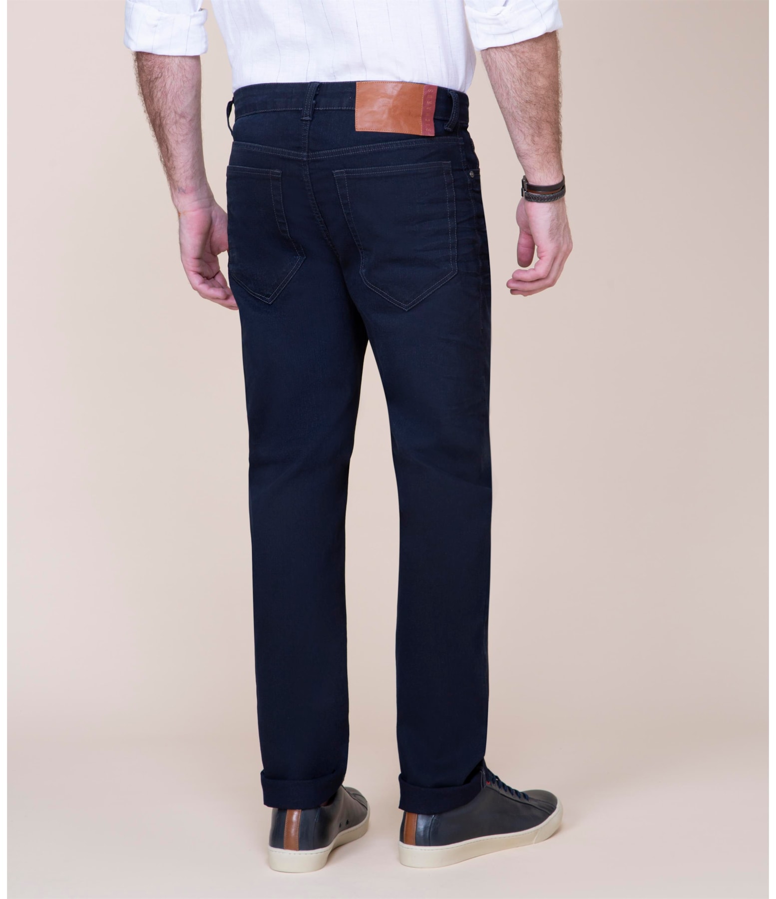 Calça Deep Sea Basic Bruno Lav.Super Stone+lixado+used Frente..