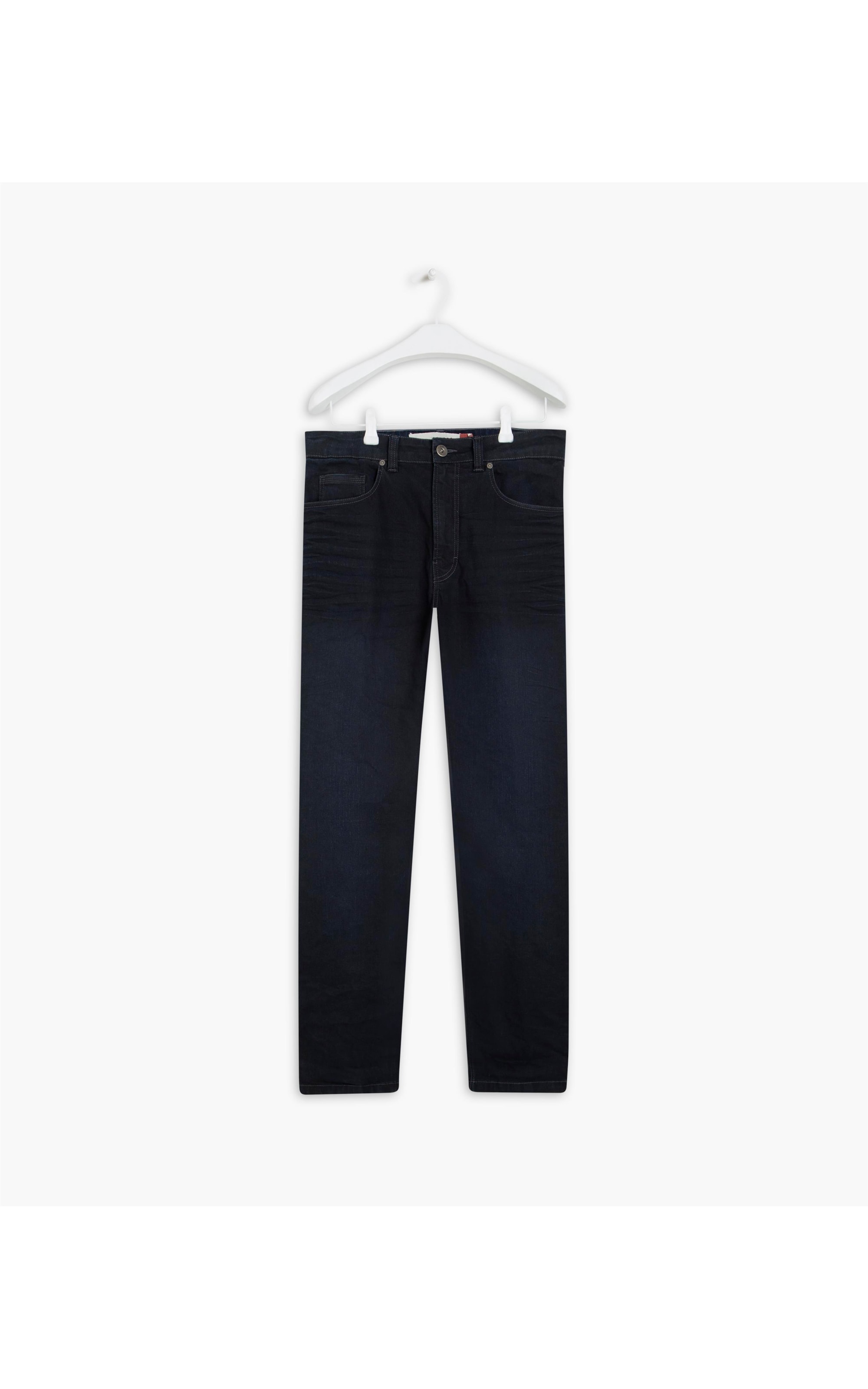 Calça Deep Sea Basic Bruno Lav.Super Stone+lixado+used Frente..