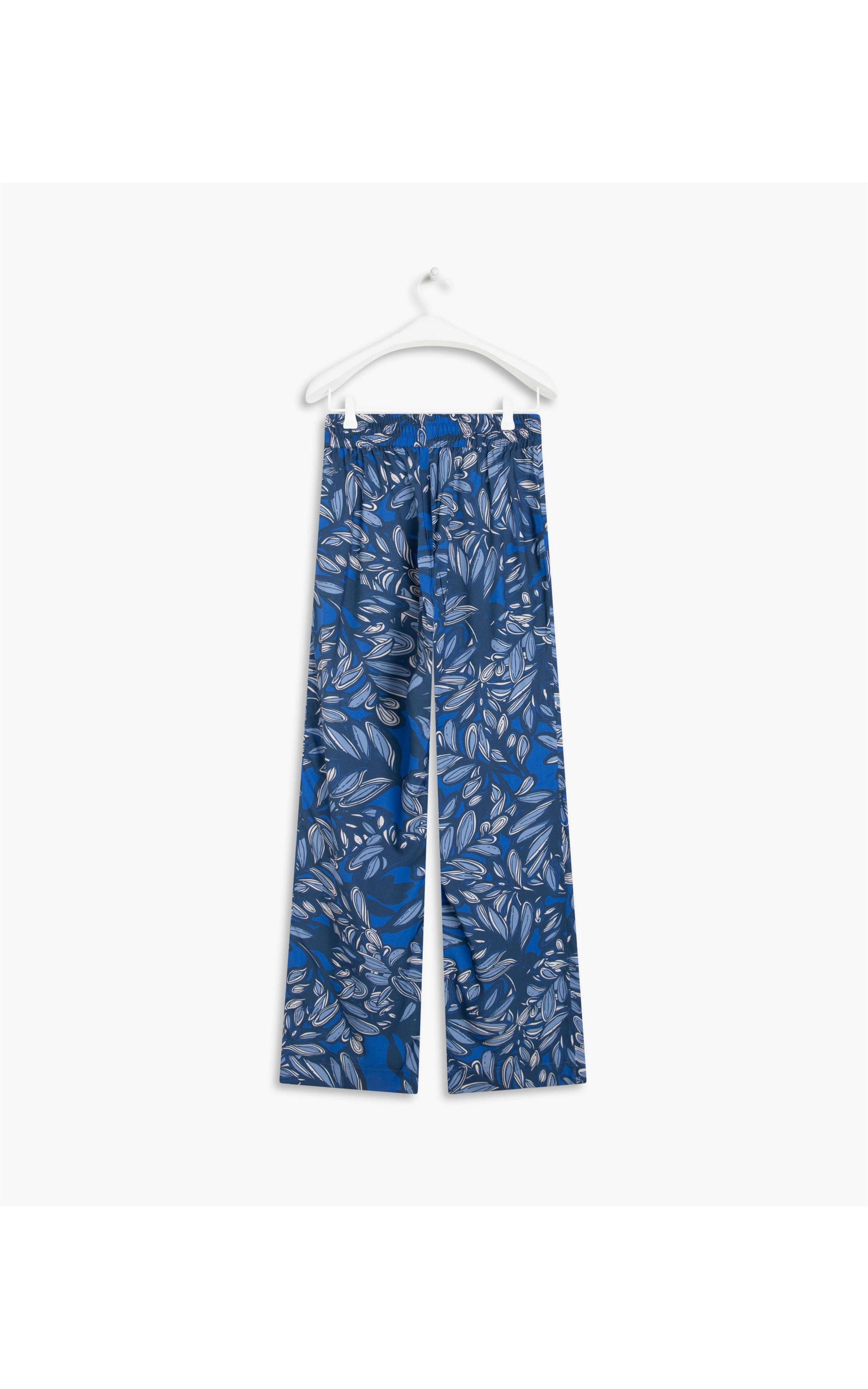 Calça Falesia Barrado Viscose Royal