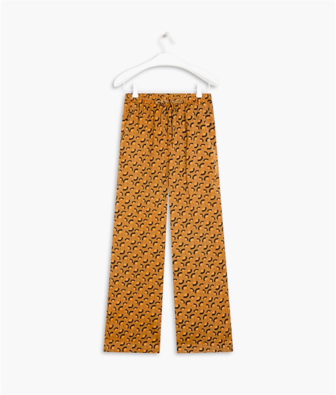 Calça Falesia Est Leques Laranja