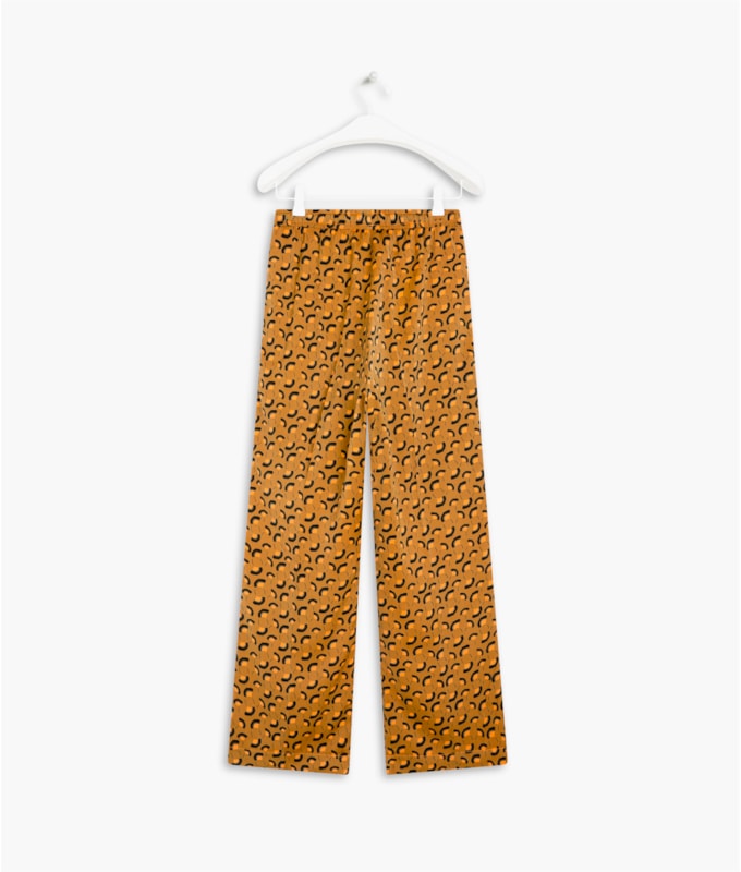 Calça Falesia Est Leques Laranja
