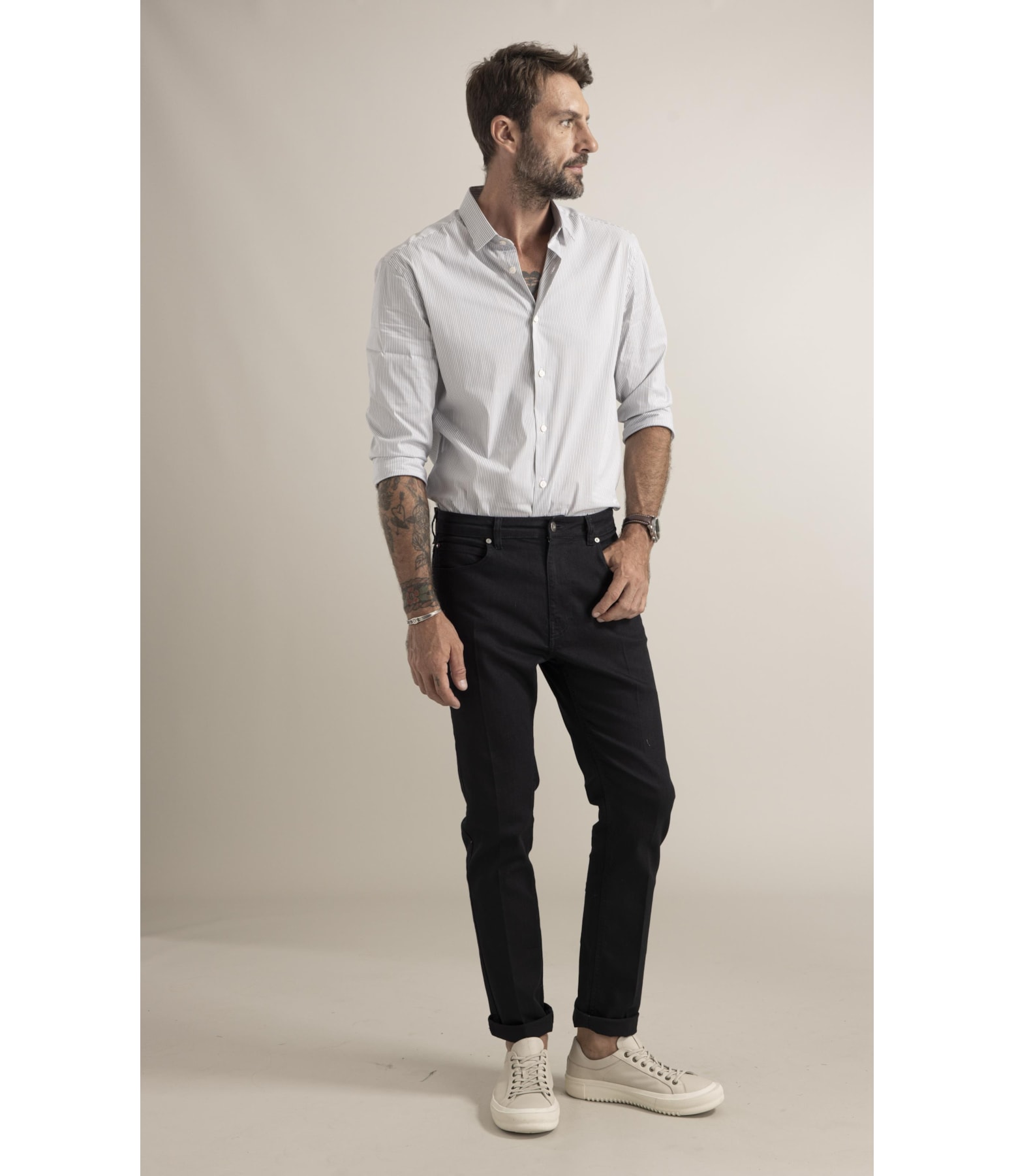 Calça First Black  35 Lav.Amaciado