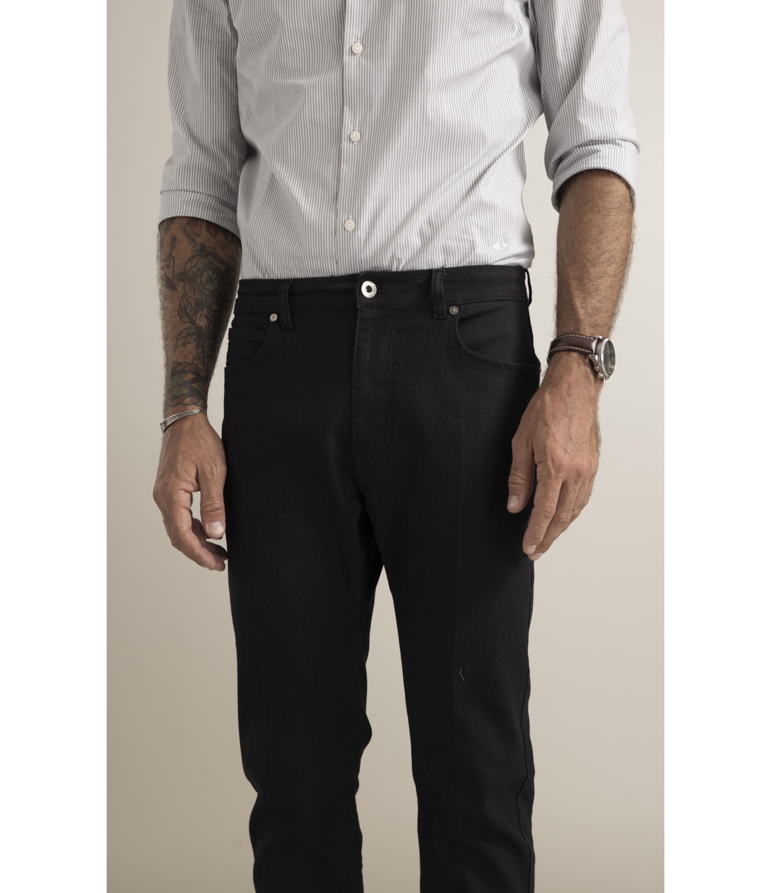 Calça First Black  35 Lav.Amaciado