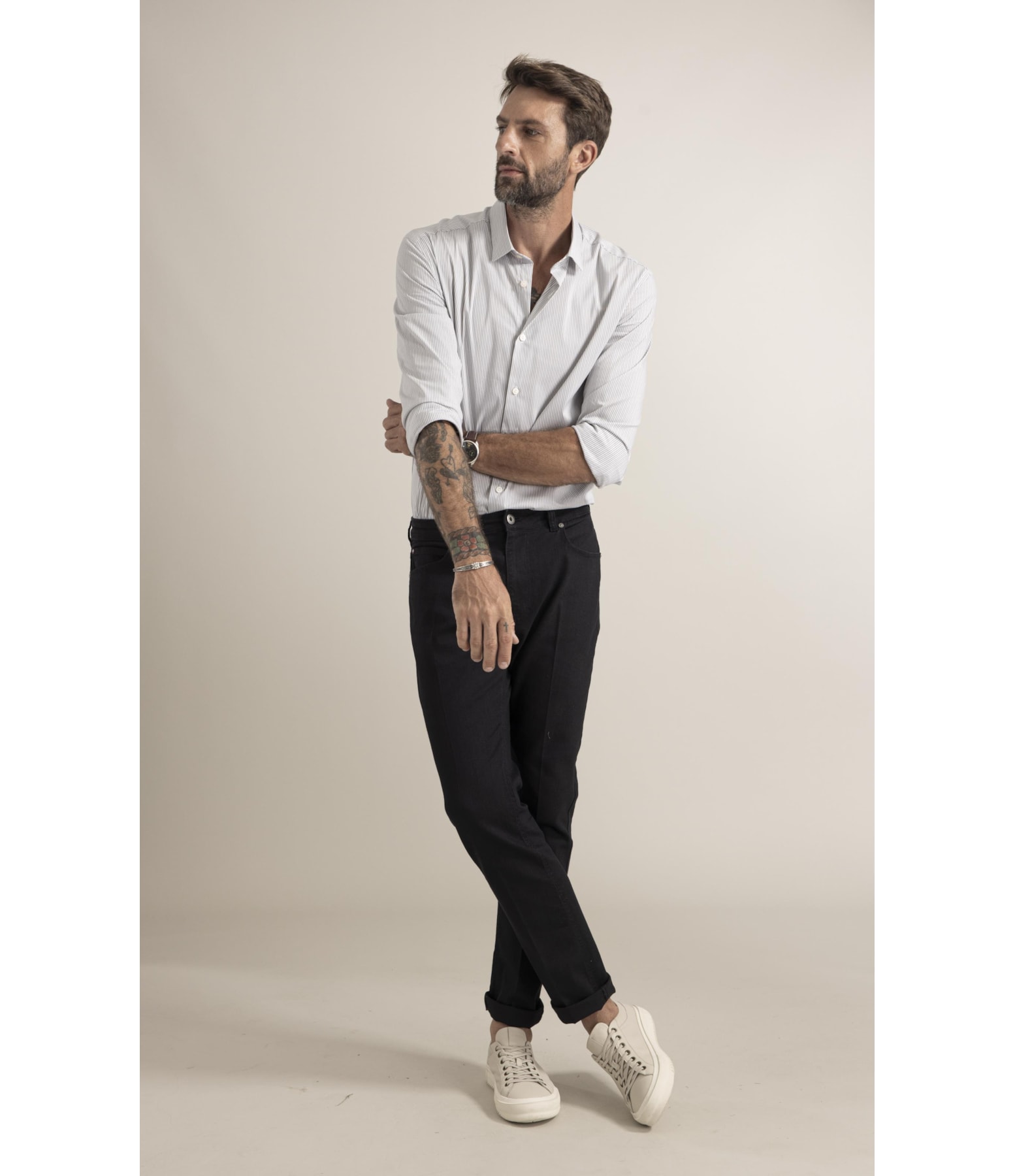 Calça First Black  35 Lav.Amaciado