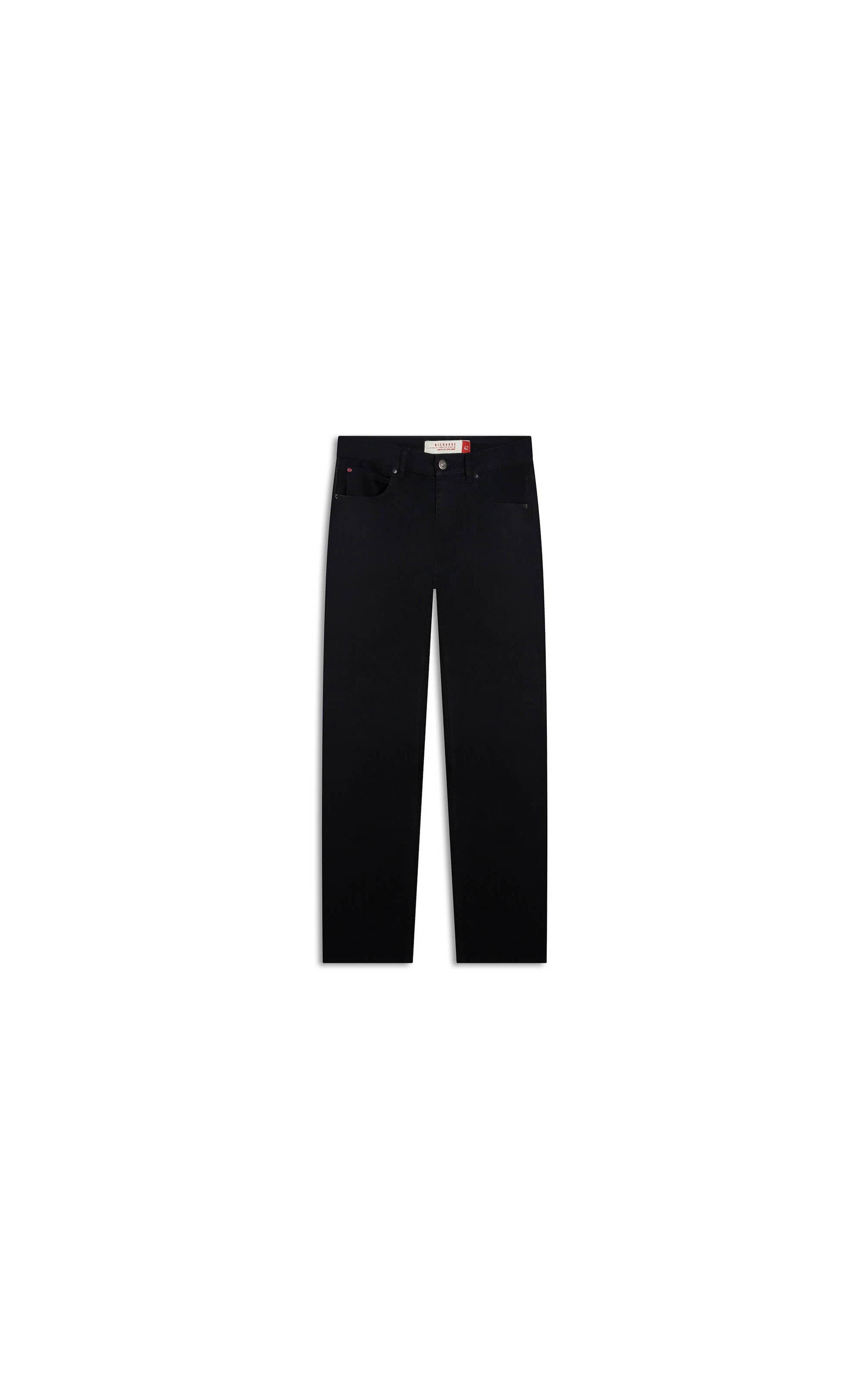 Calça First Black Custom Fit Five Pockets 2030-Lav.Black C/ Luva
