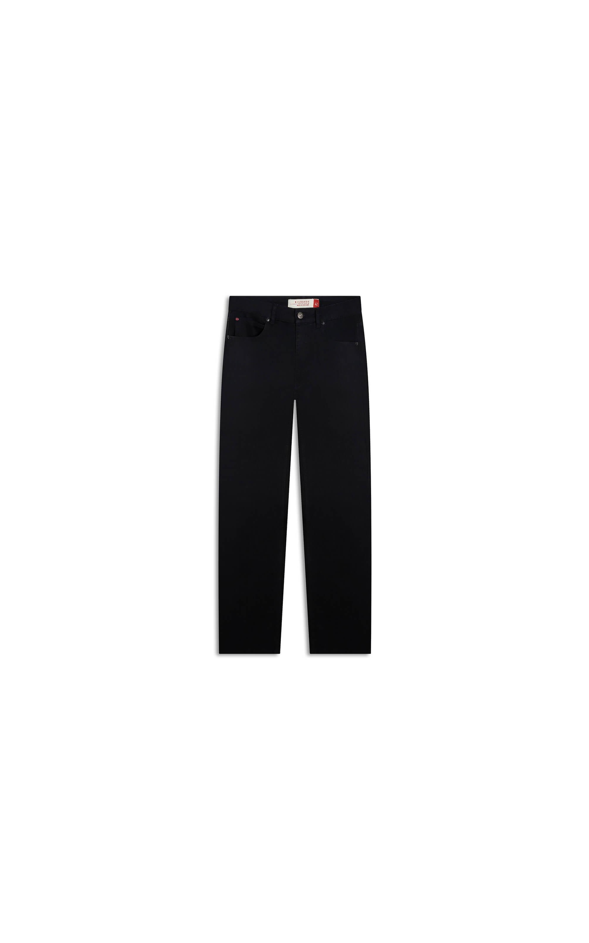 Calça First Black Custom Fit Five Pockets 2030-Lav.Black C/ Luva