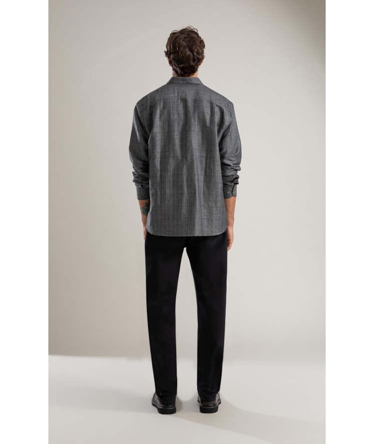 Calça First Black Custom Fit Five Pockets 2030-Lav.Black C/ Luva