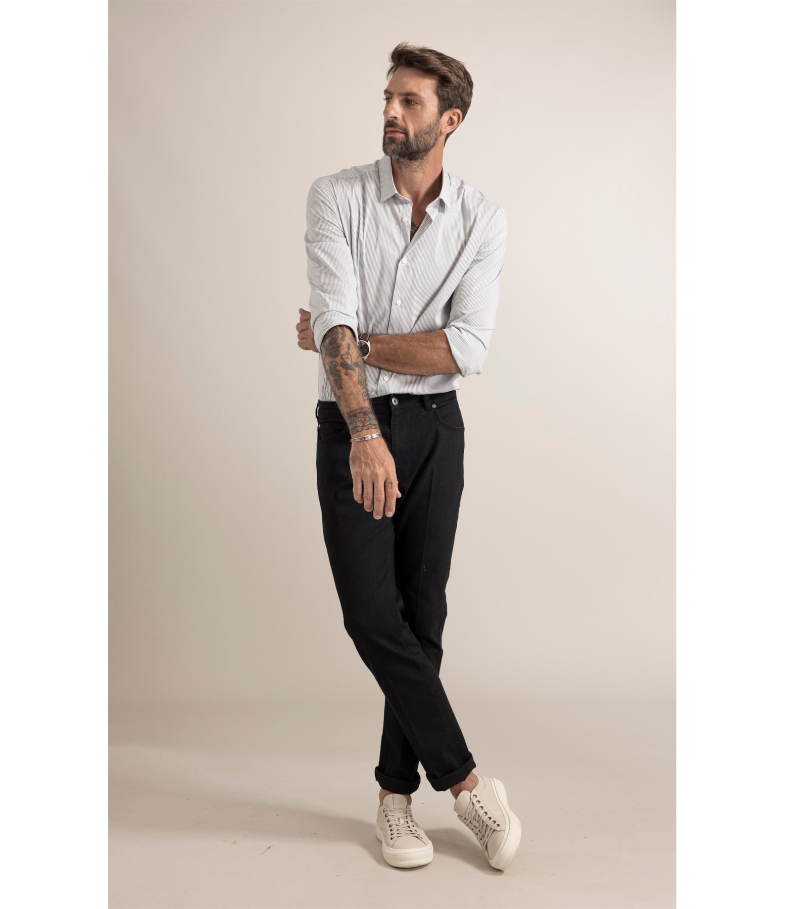 Calça First Black Lav. Escura