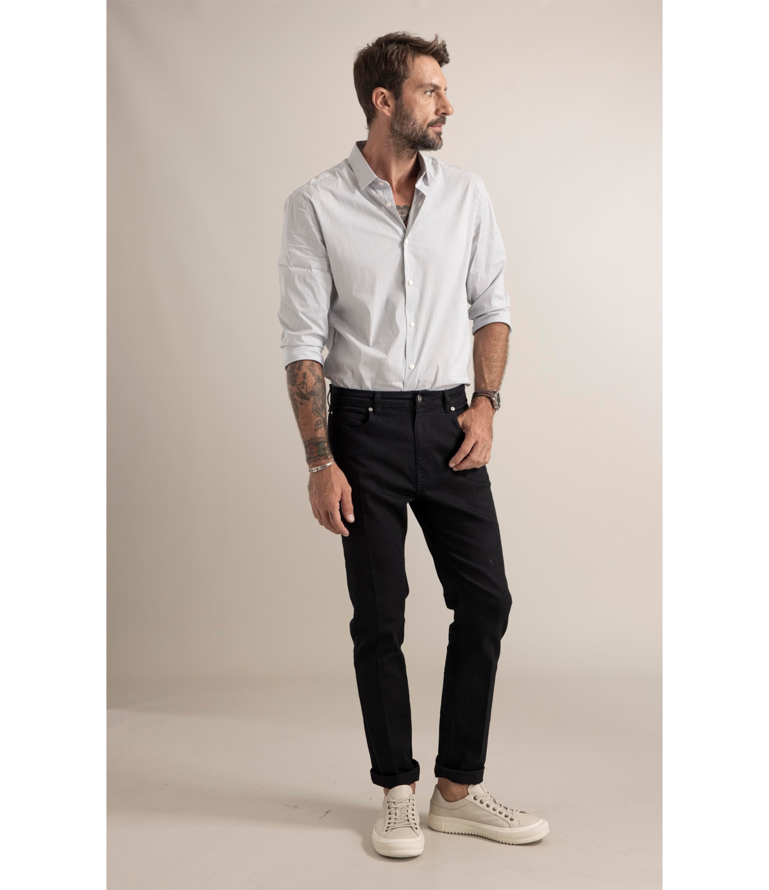 Calça First Black Lav. Escura
