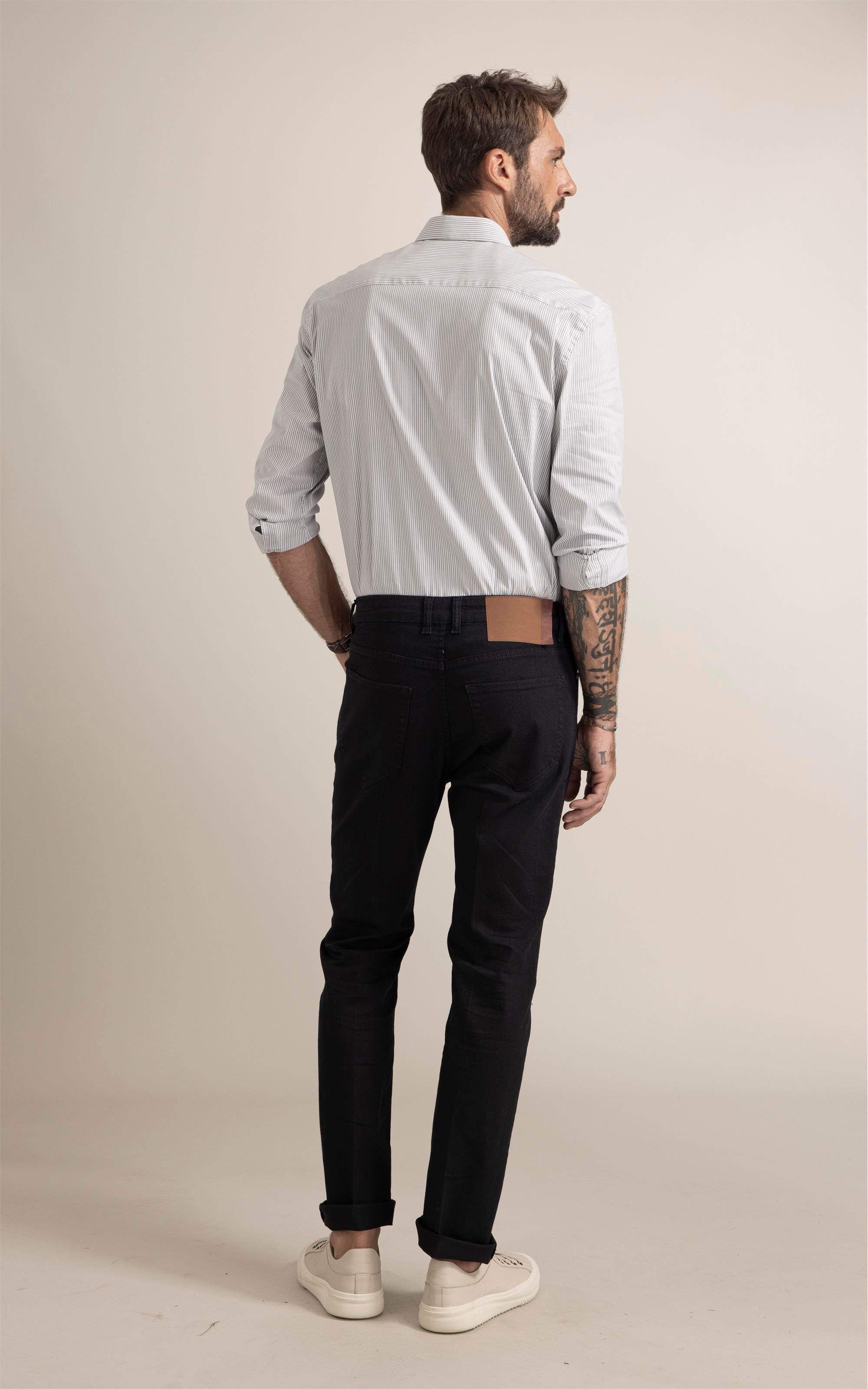 Calça First Black Lav. Escura