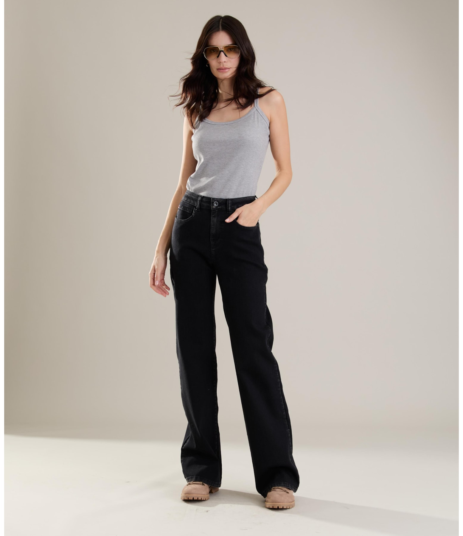 Calça First Black Patte d Eph Fefa 2030-Lav.Black C/ Luva