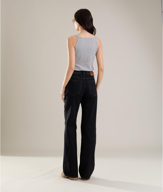 Calça First Black Patte d Eph Fefa 2030-Lav.Black C/ Luva