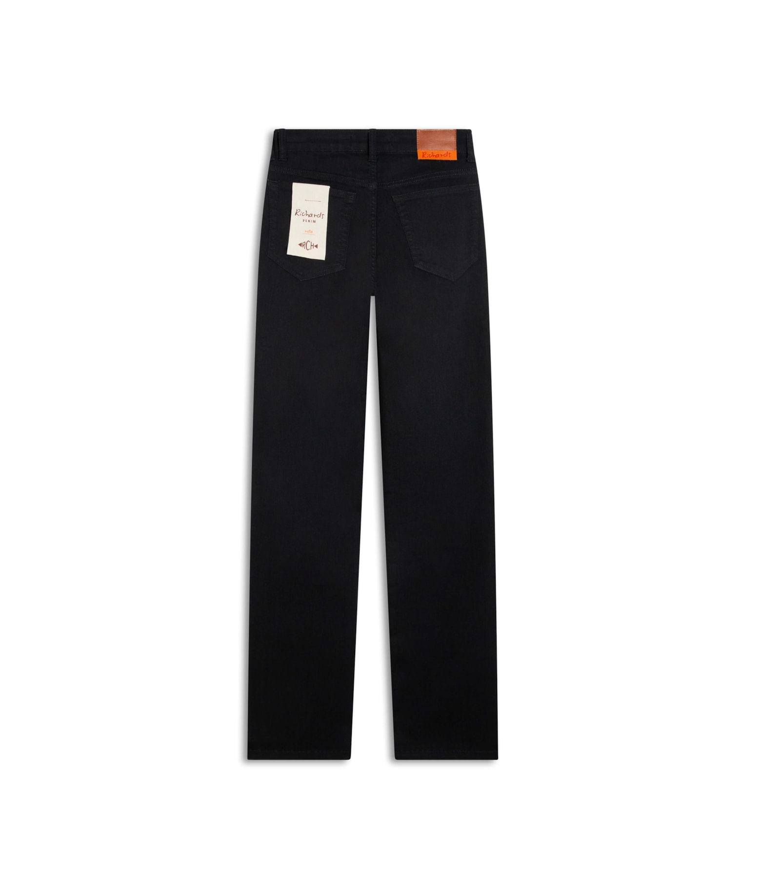 Calça First Black Reta Milena Lav. 35 Amaciado