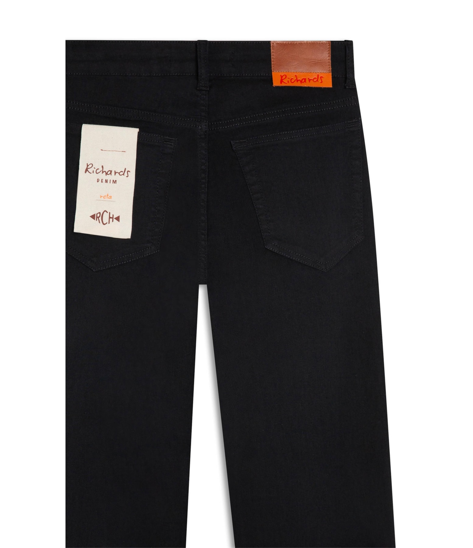 Calça First Black Reta Milena Lav. 35 Amaciado