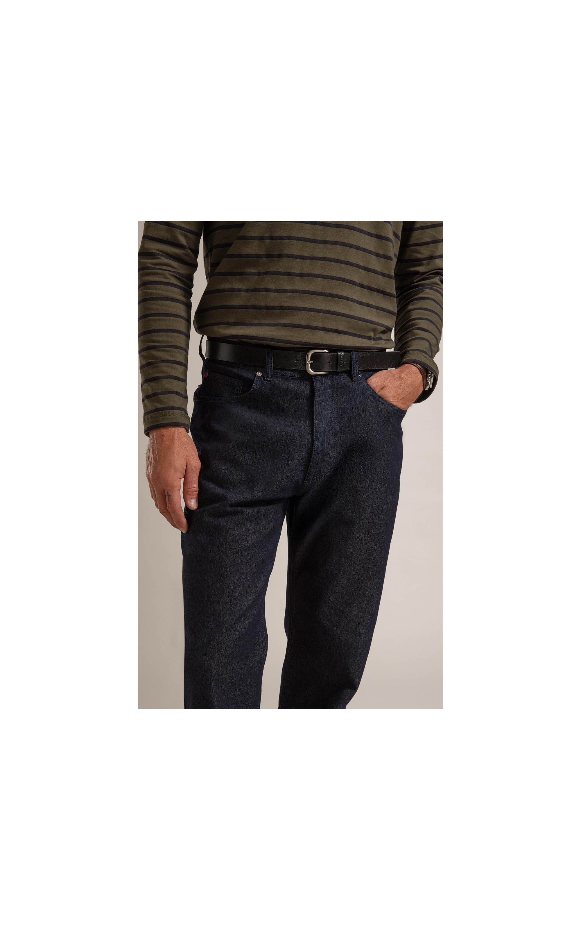 Calca First Blue Tradicional Ivan Lav. 35 Amaciado