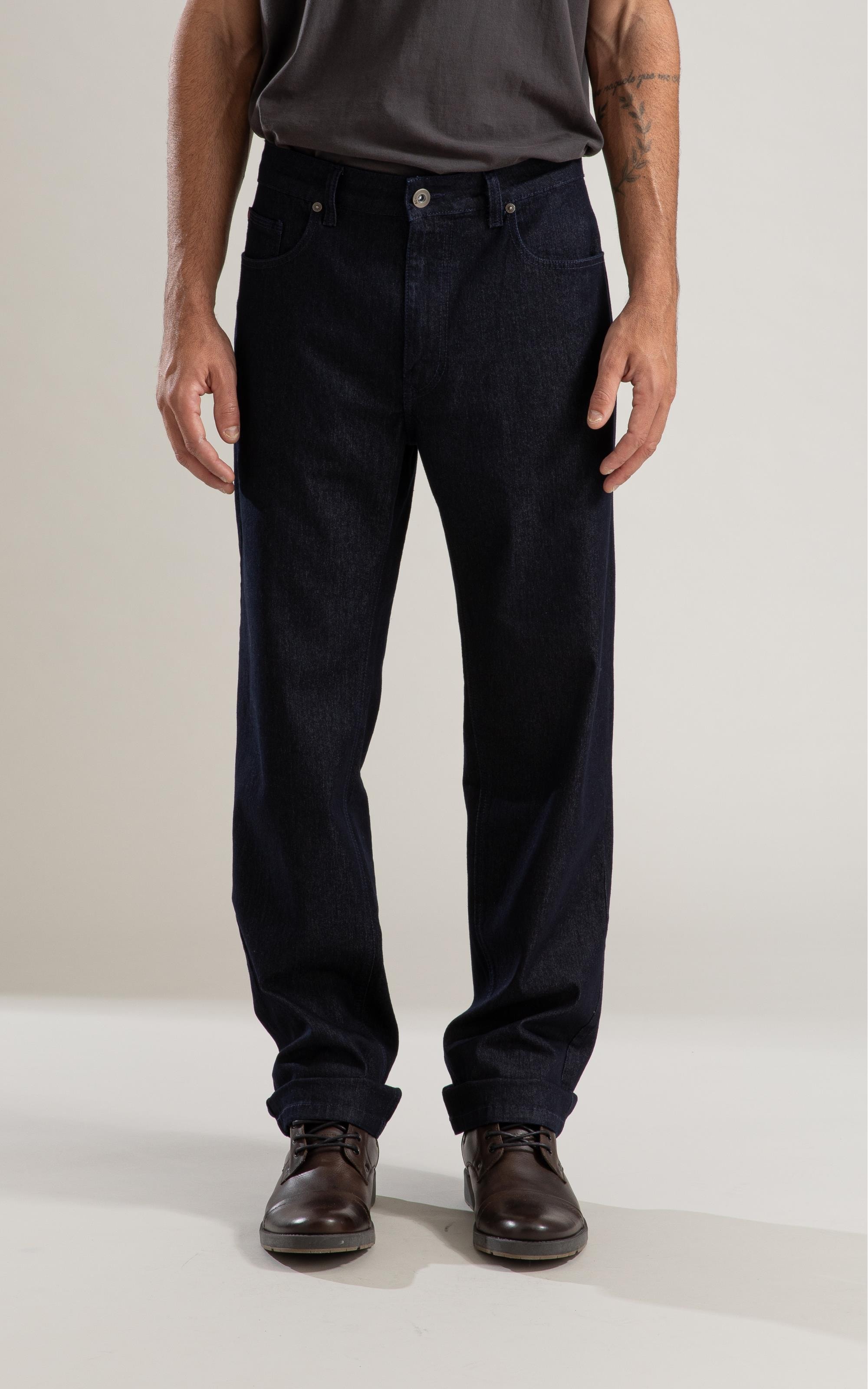 Calça First Blue Tradicional Ivan Lav.Amaciado