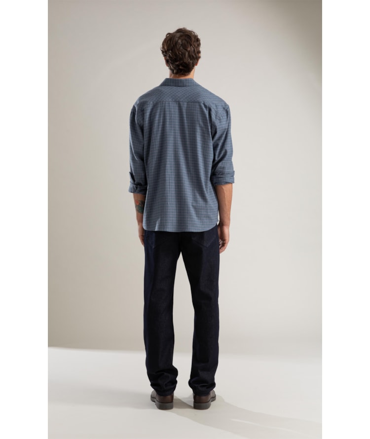 Calça First Blue Tradicional Ivan Lav.Amaciado