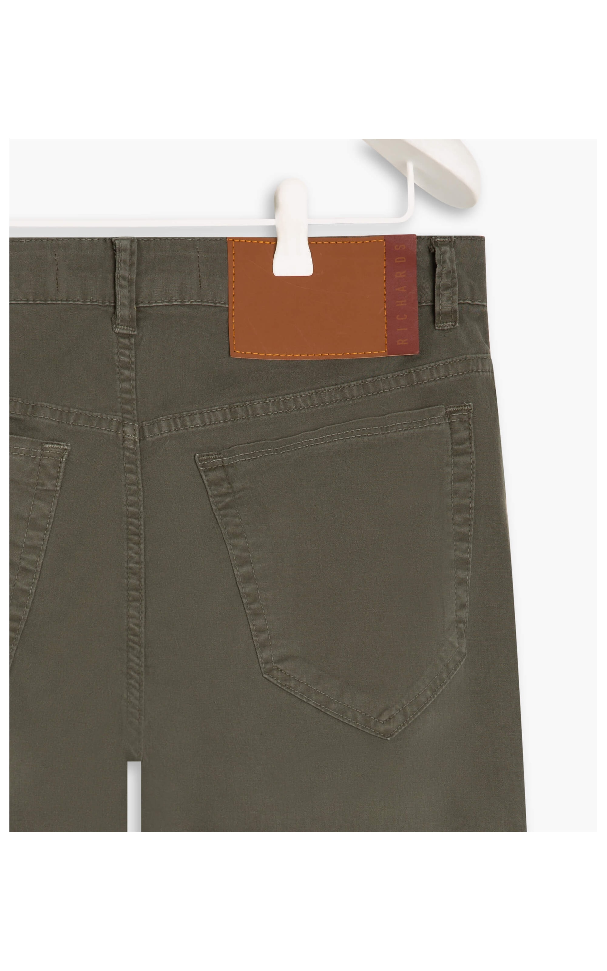 Calça Five Pockets Canvas Verde Escuro