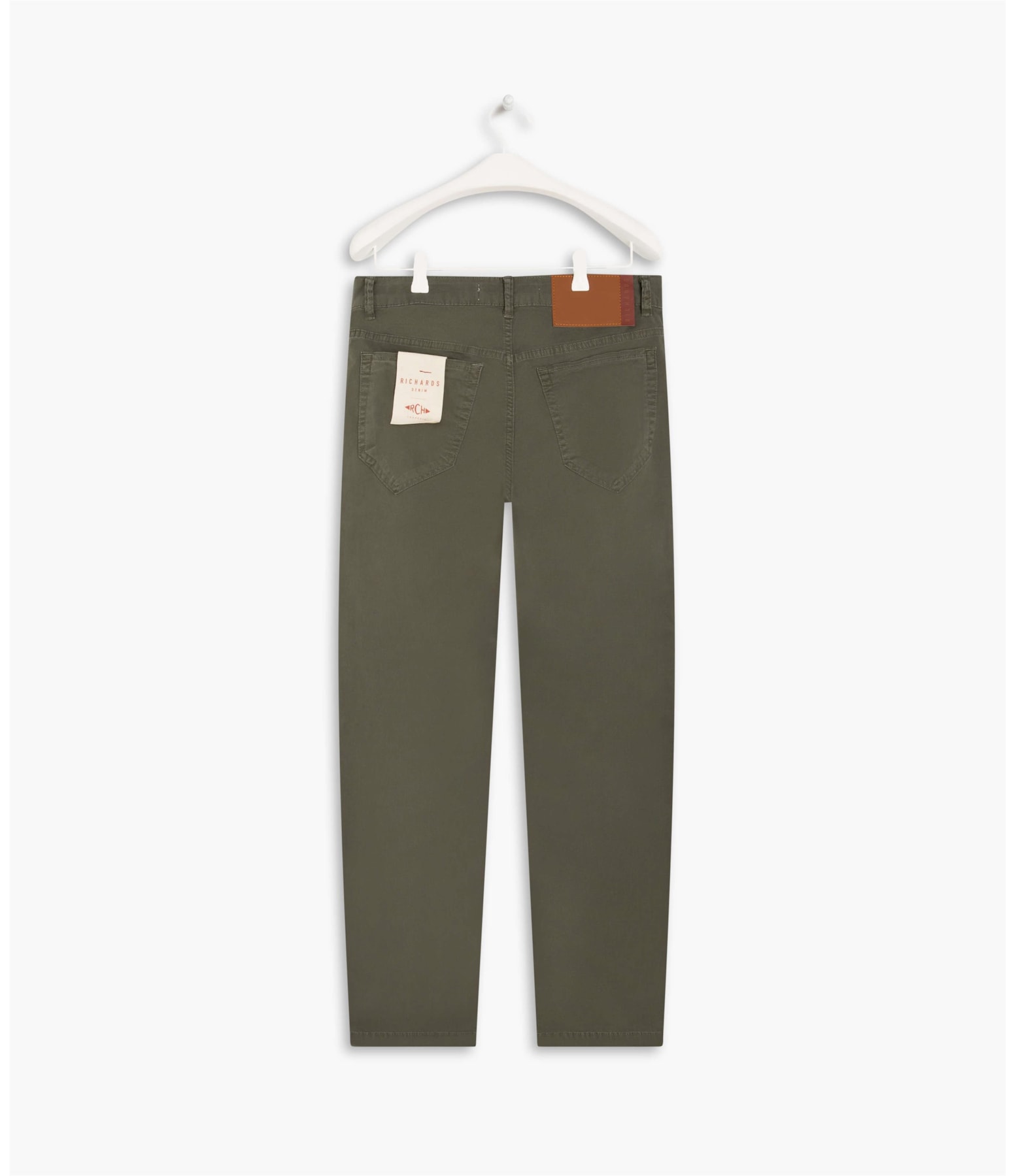 Calça Five Pockets Canvas Verde Escuro