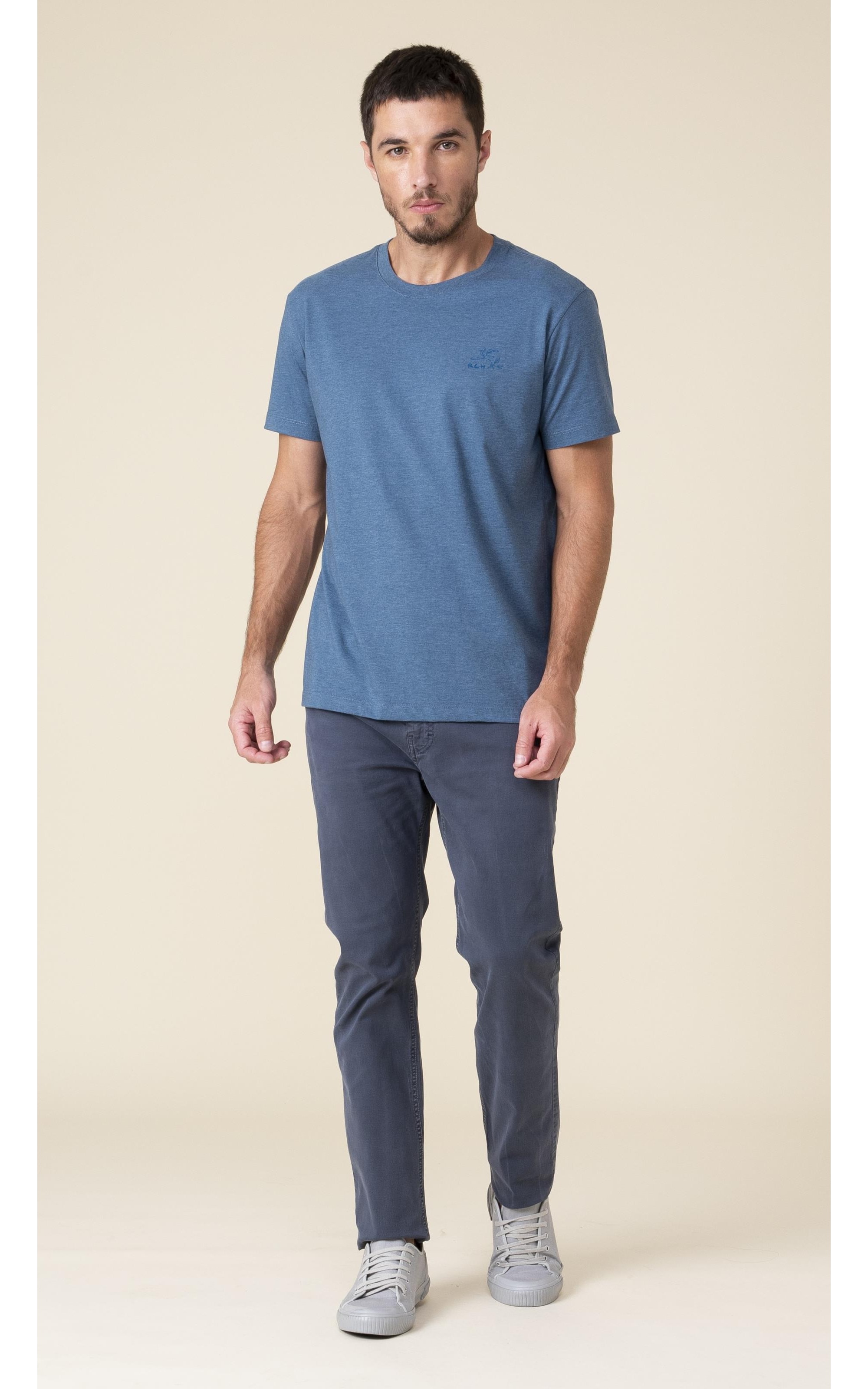 Calça Five Pockets Color Twill Marinho