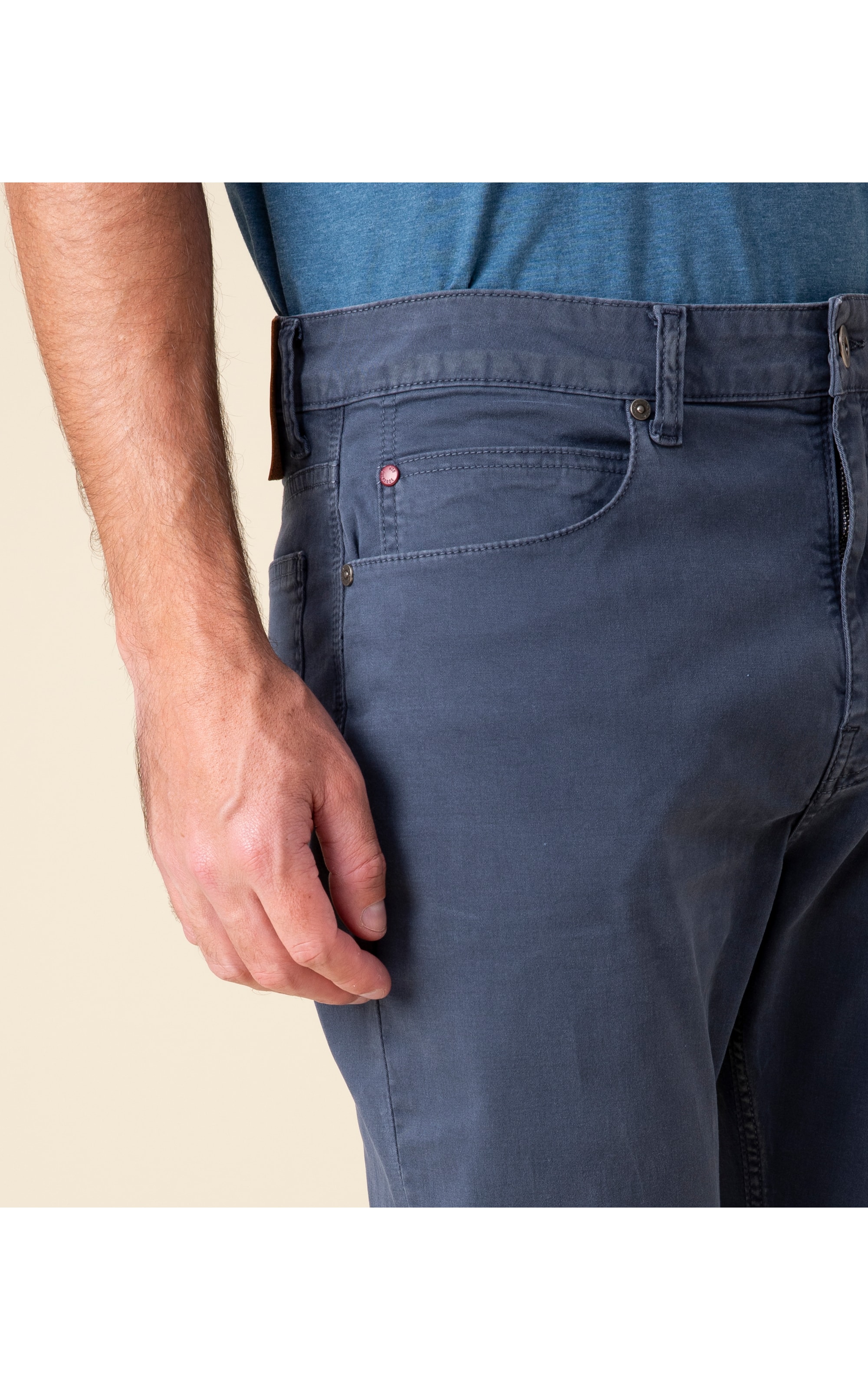 Calça Five Pockets Color Twill Marinho